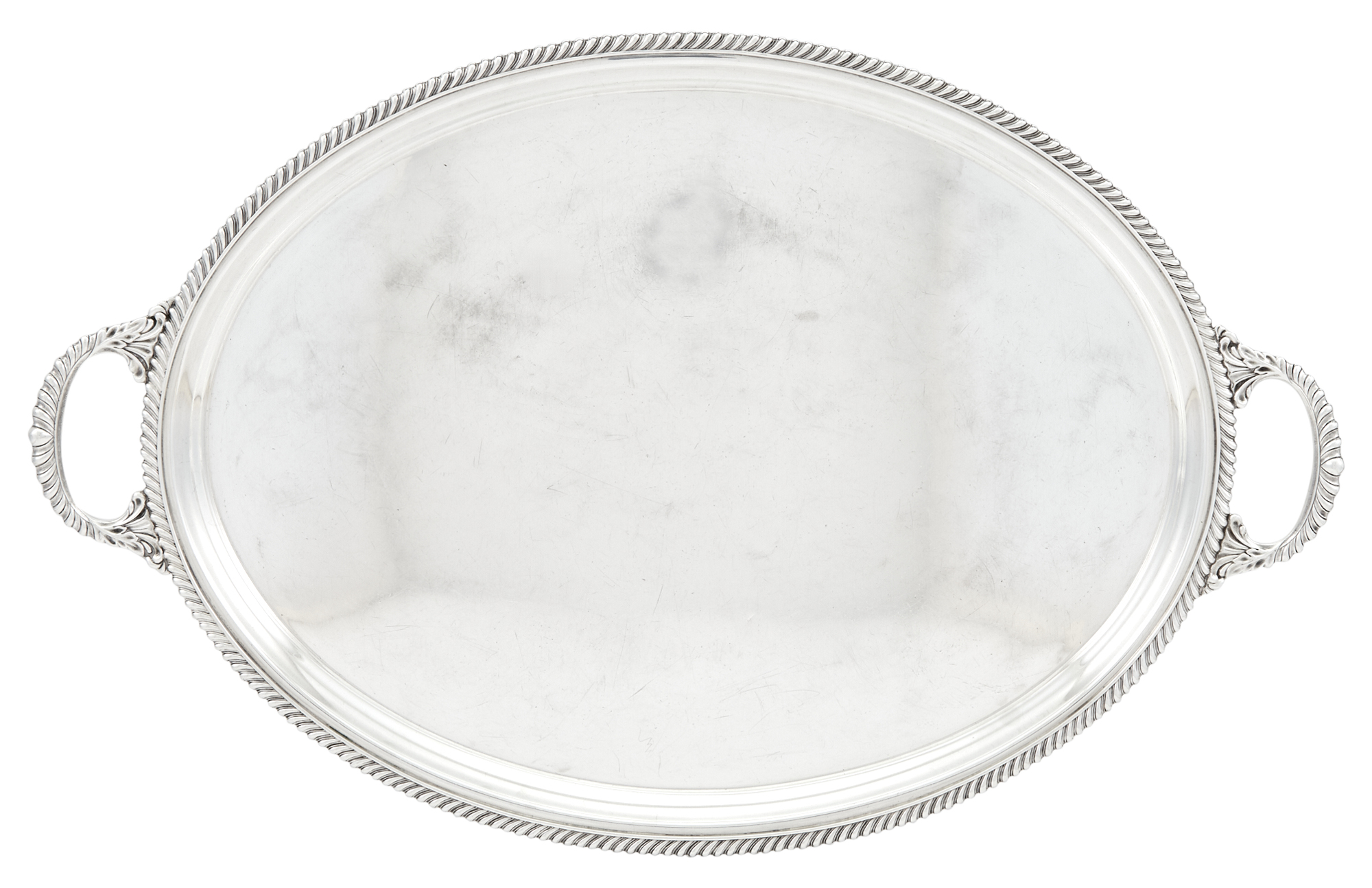 Lot image - Gorham Sterling Silver Two-Handled Tray