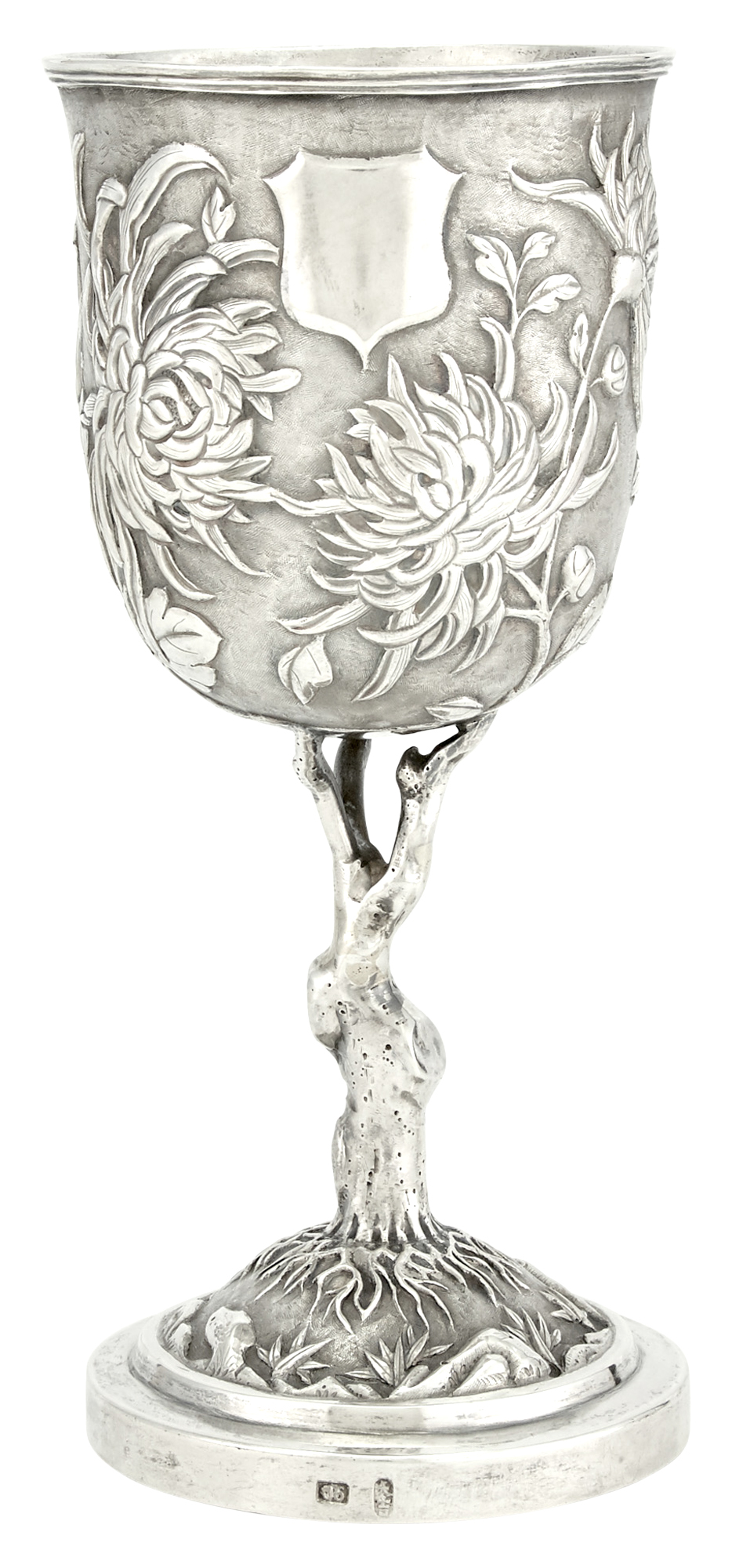 Lot image - Chinese Export Silver Goblet
