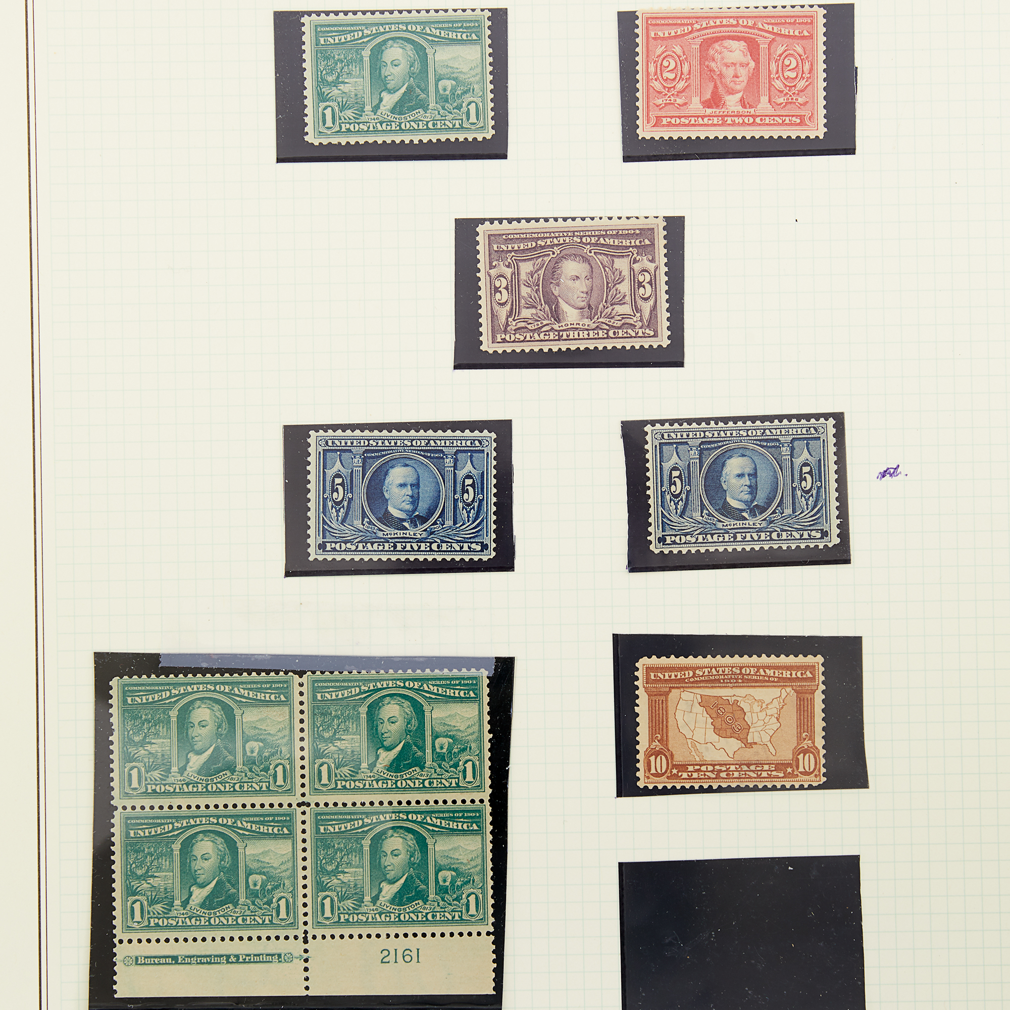 Lot image - United States Commemoratives from 1901 to 1930