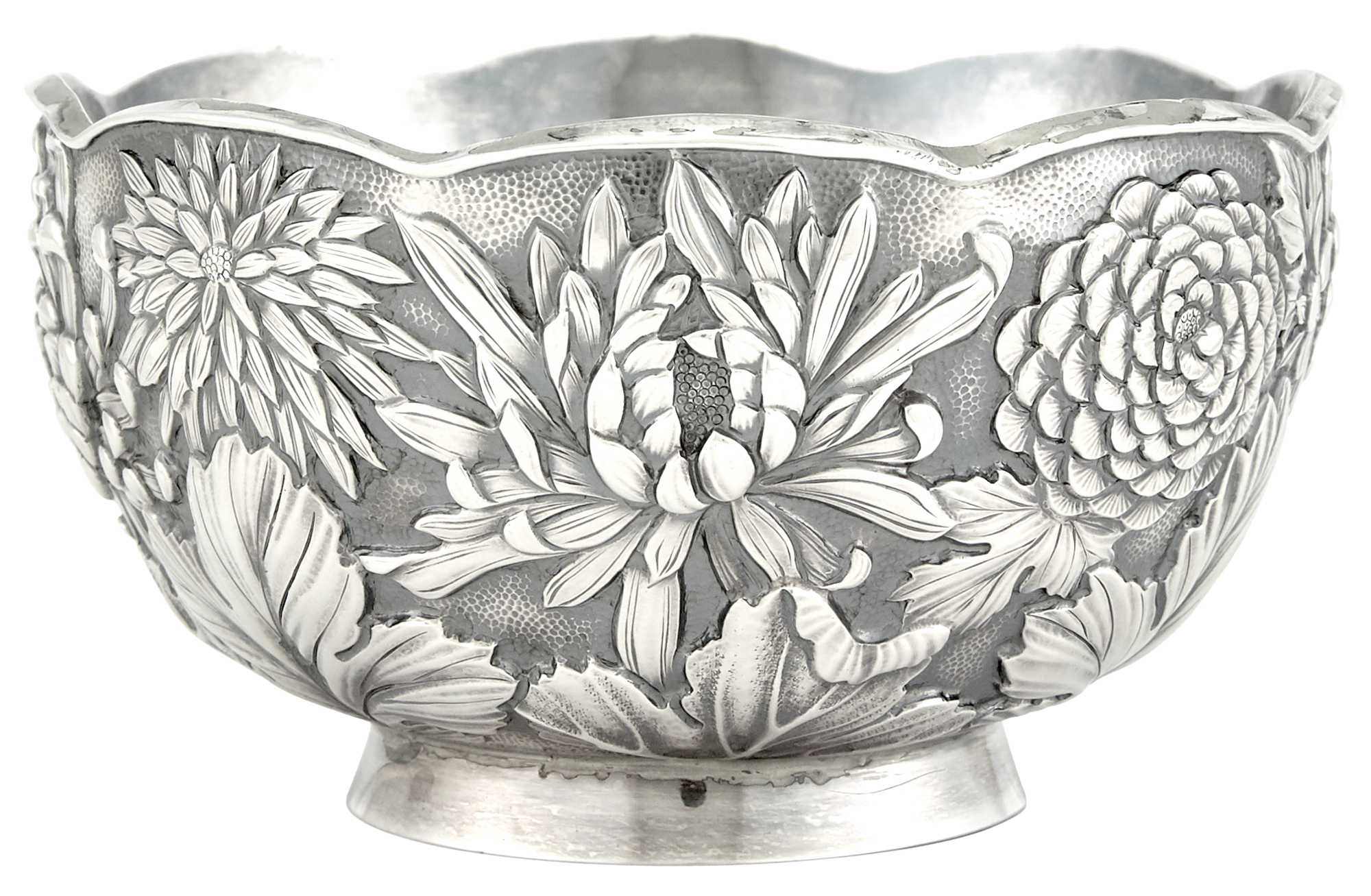 Lot image - Japanese Silver Bowl