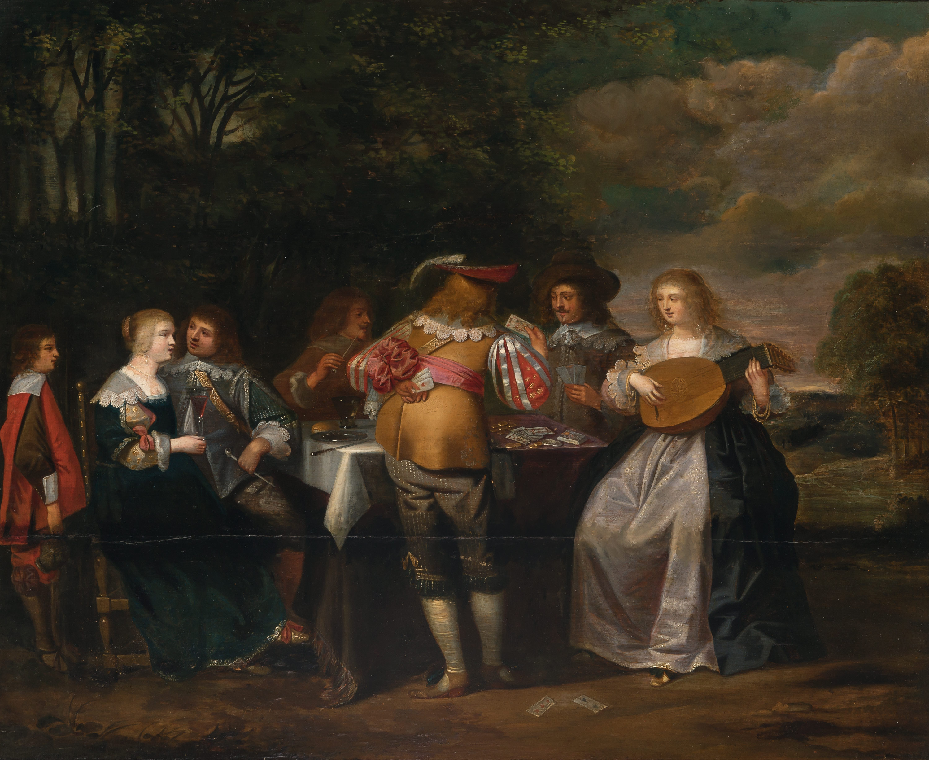 Lot image - Attributed to Gonzales Coques