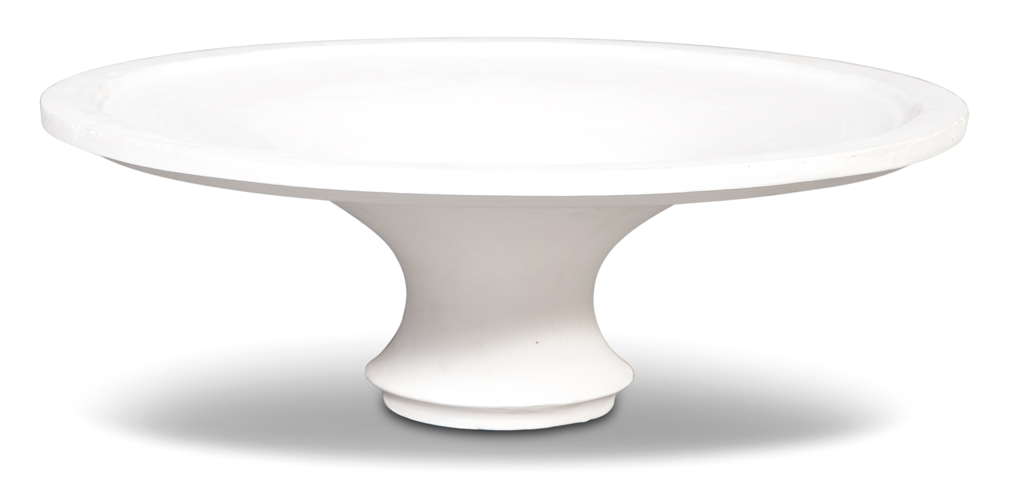 Lot image - Large Plaster Circular Vessel