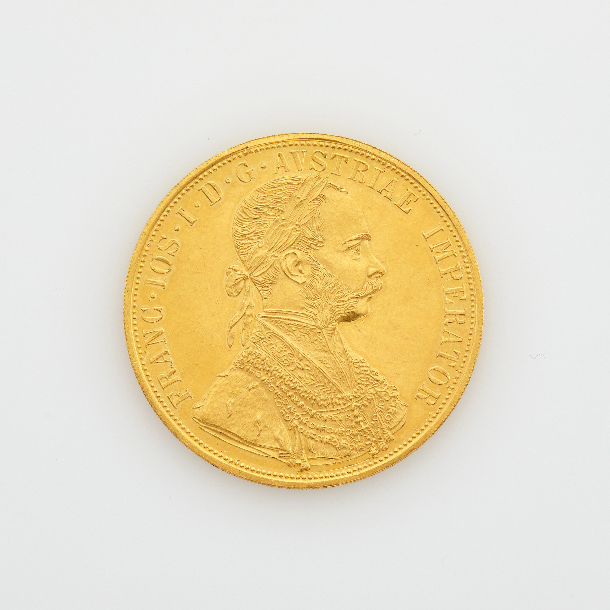 Lot image - Austria 1915 4 Ducat Re-Strike