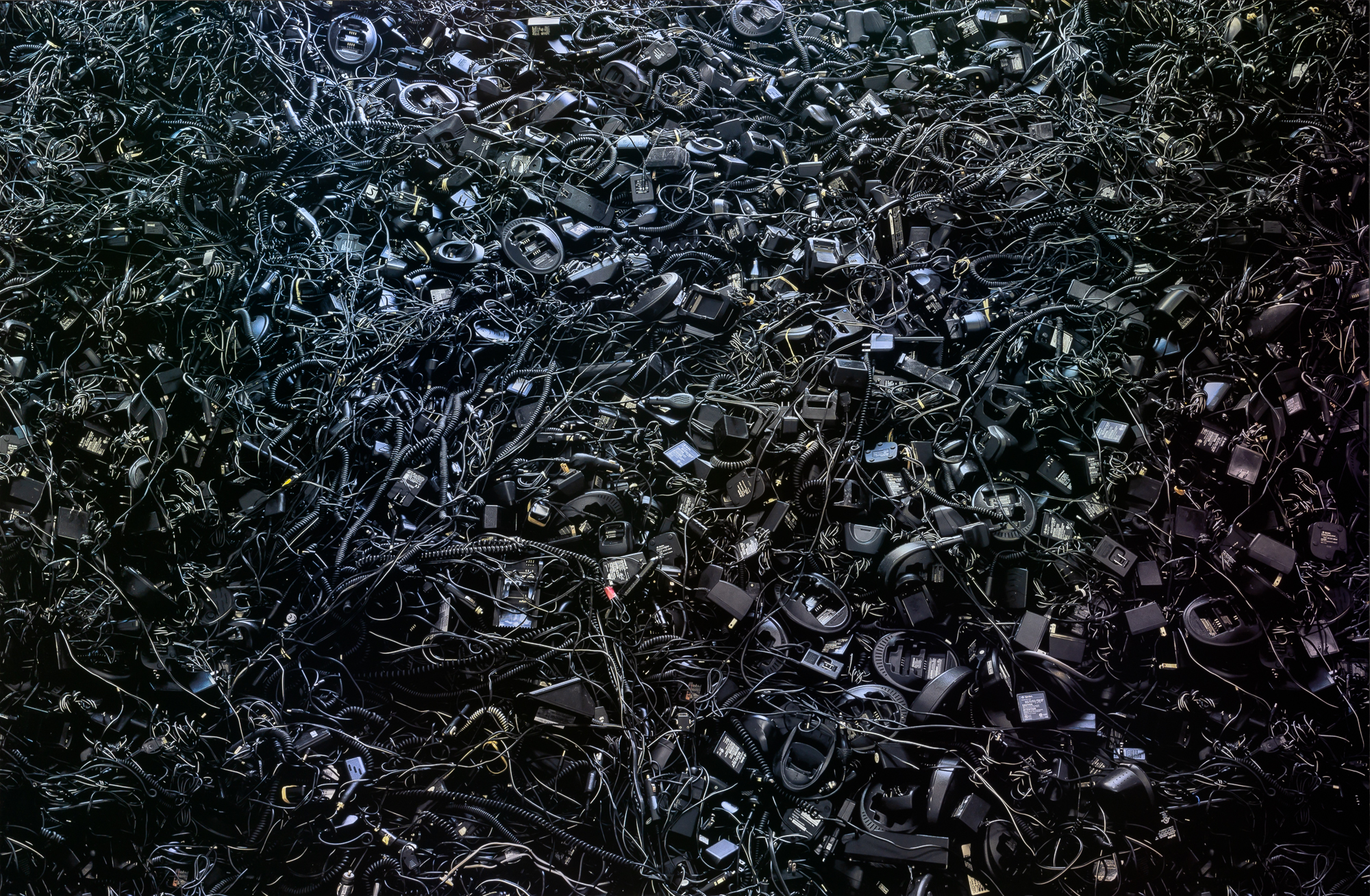 Lot image - JORDAN, CHRIS (b. 1963)  Cell Phone Chargers, Atlanta,