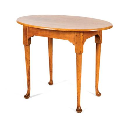 Lot image - Queen Anne Tiger Maple Tavern Table
