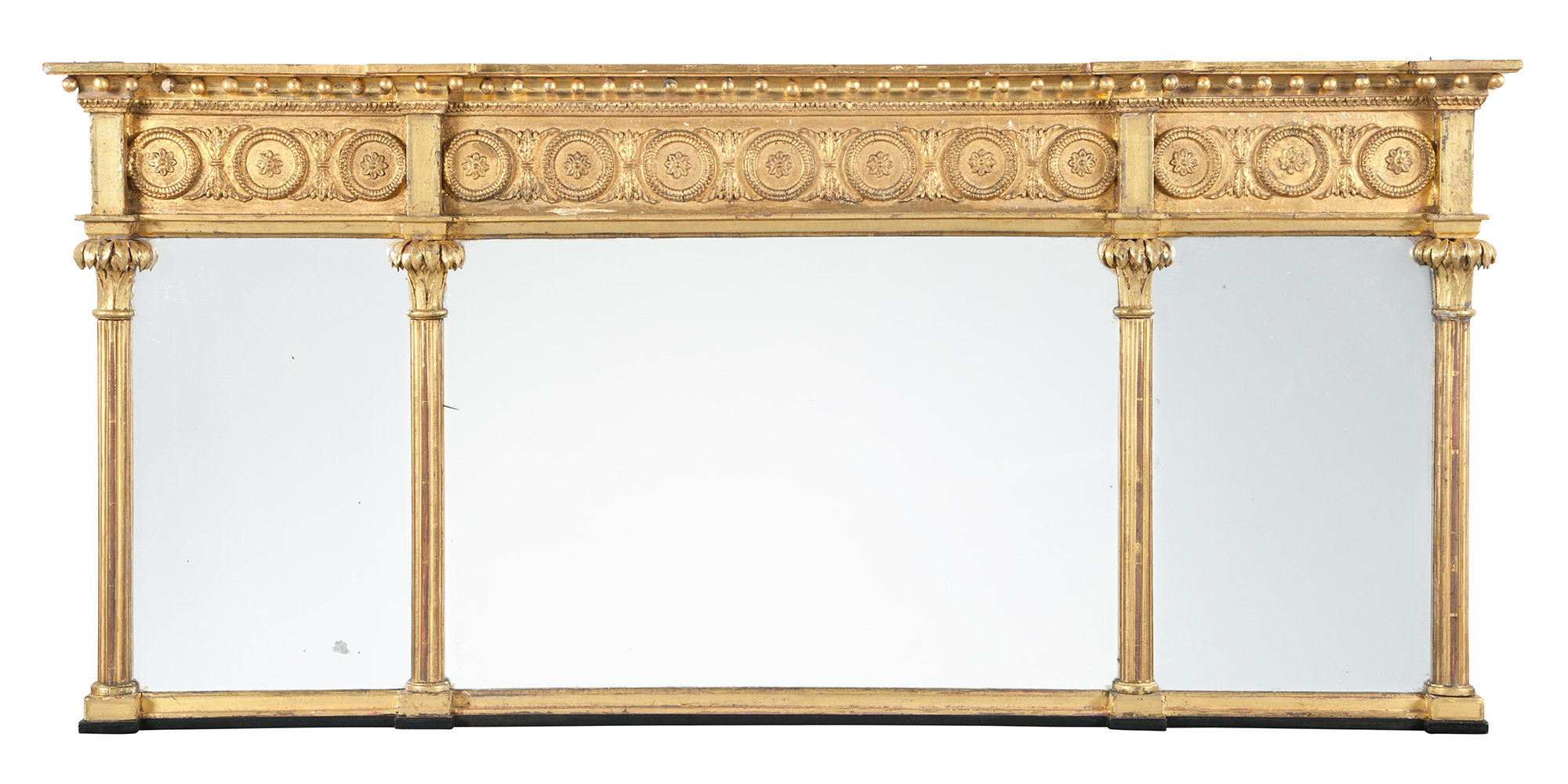 Lot image - George III Giltwood Overmantel Mirror