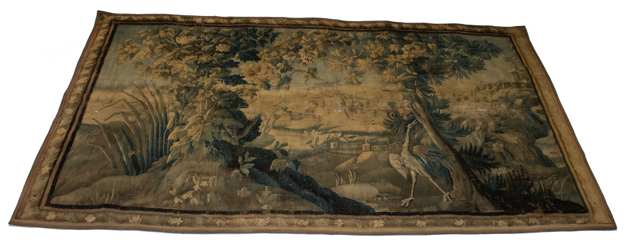 Lot image - Aubusson Verdure Tapestry
