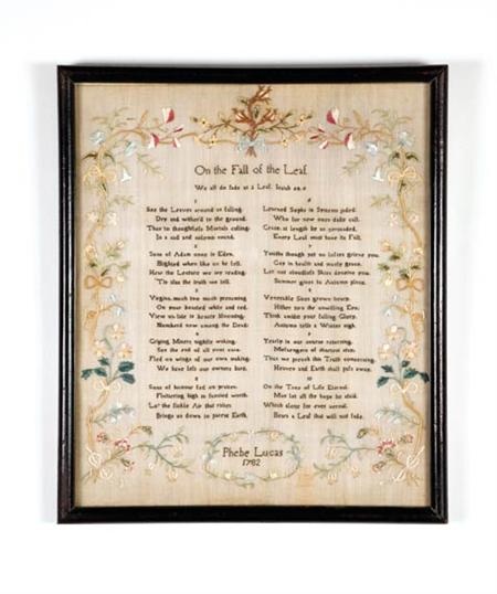 Lot image - English Needlework Sampler