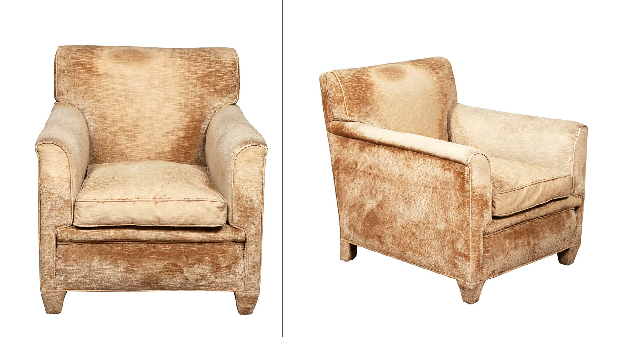 Lot image - Pair of Maison Jansen Upholstered Club Chairs