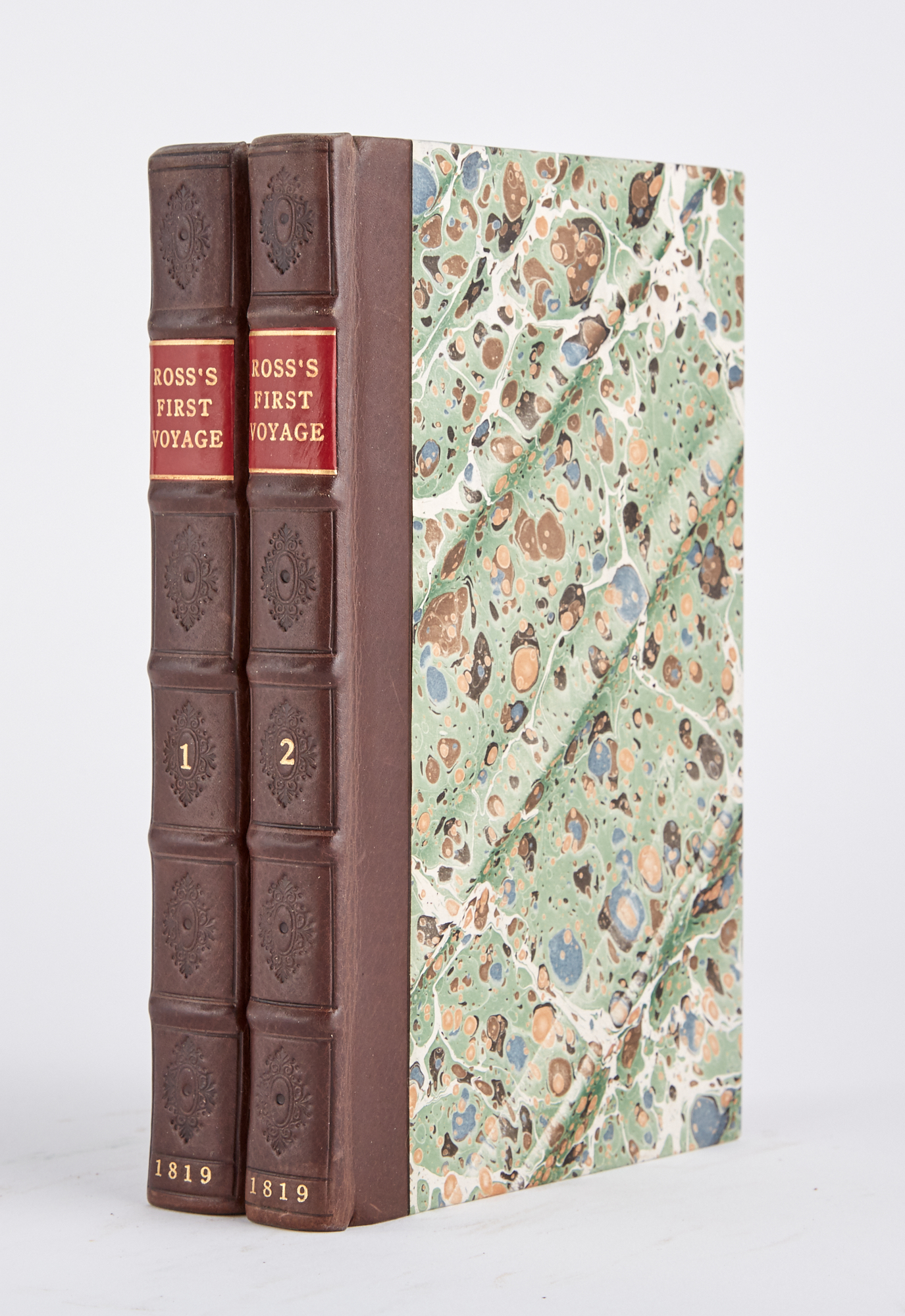 Lot image - [ARCTIC]  ROSS, JOHN. A Voyage of Discovery ... for the Purpose of Exploring Baffins Bay and Inquiring into the Probability of a Northwest Passage.