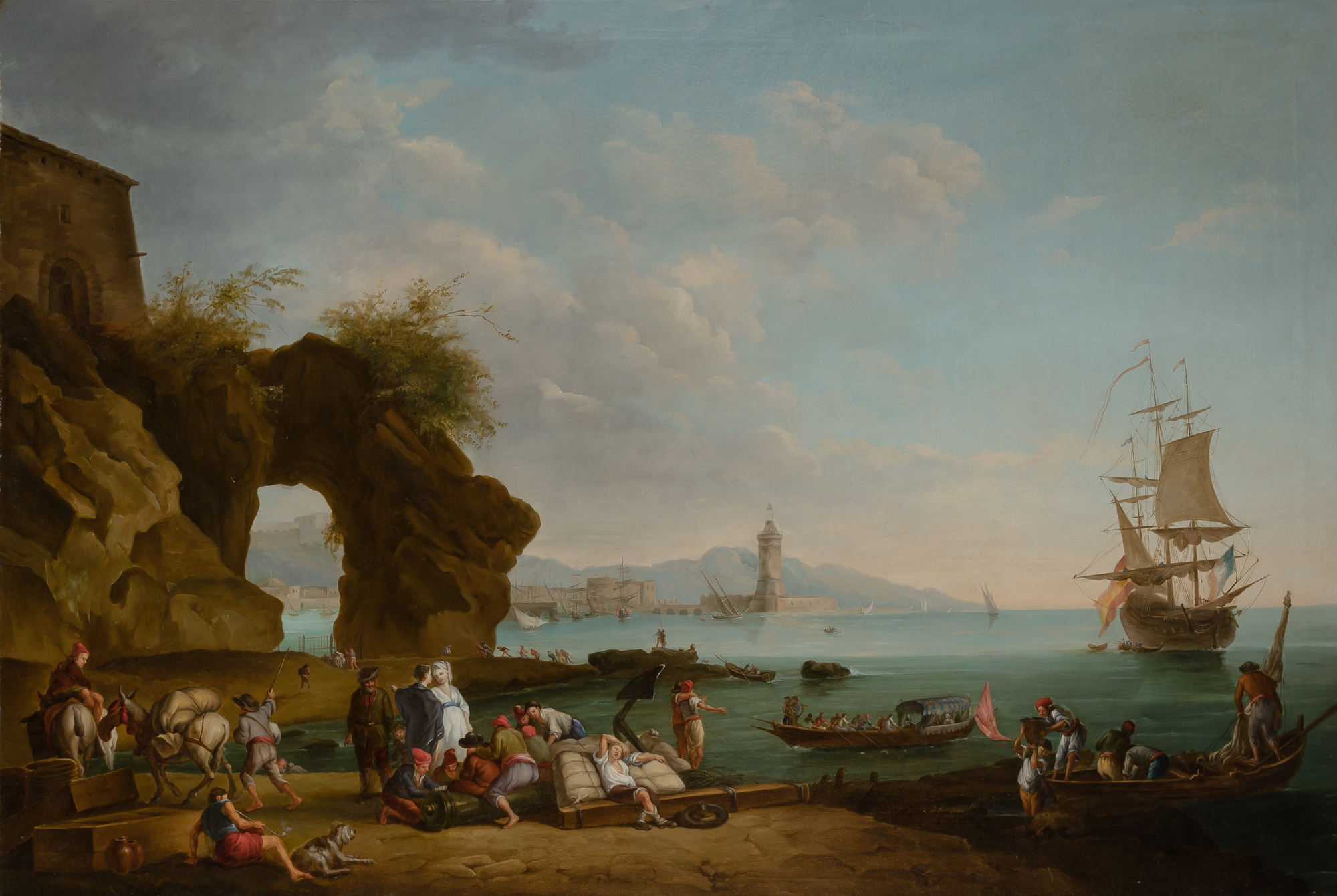 Lot image - Follower of Claude-Joseph Vernet