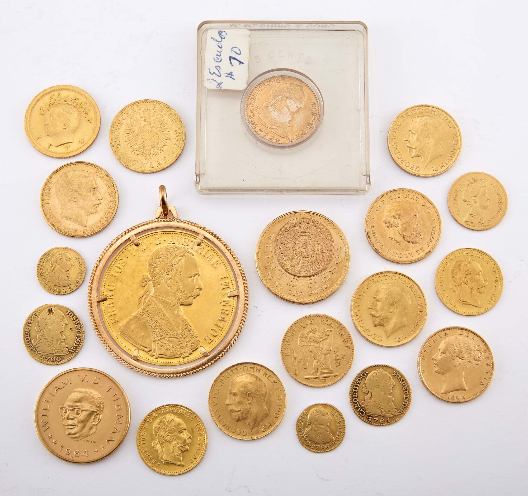 Lot image - Foreign Gold Coin Group