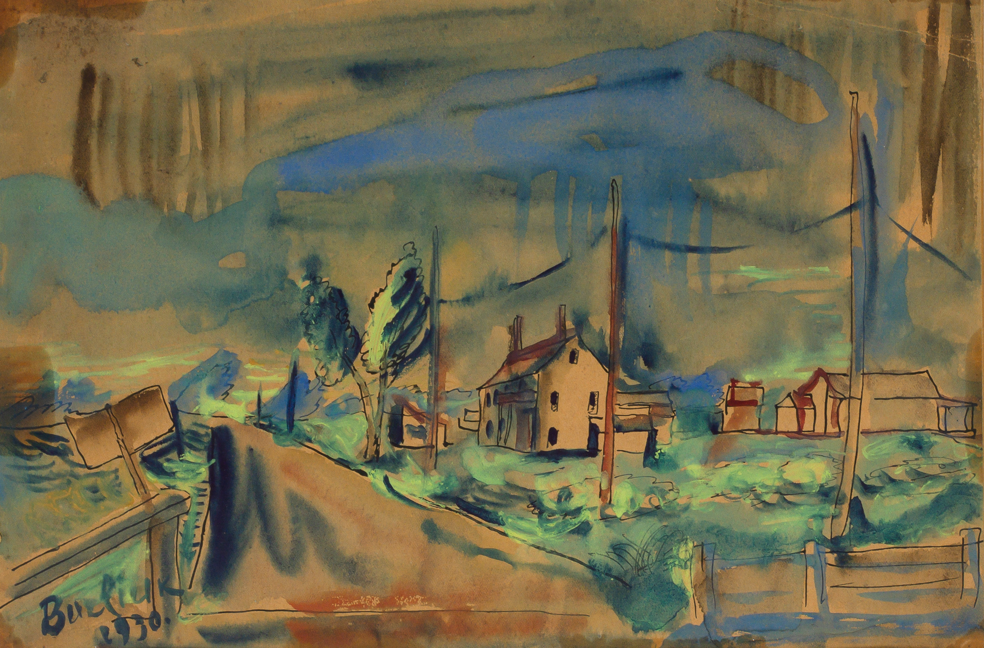 Lot image - David Burliuk