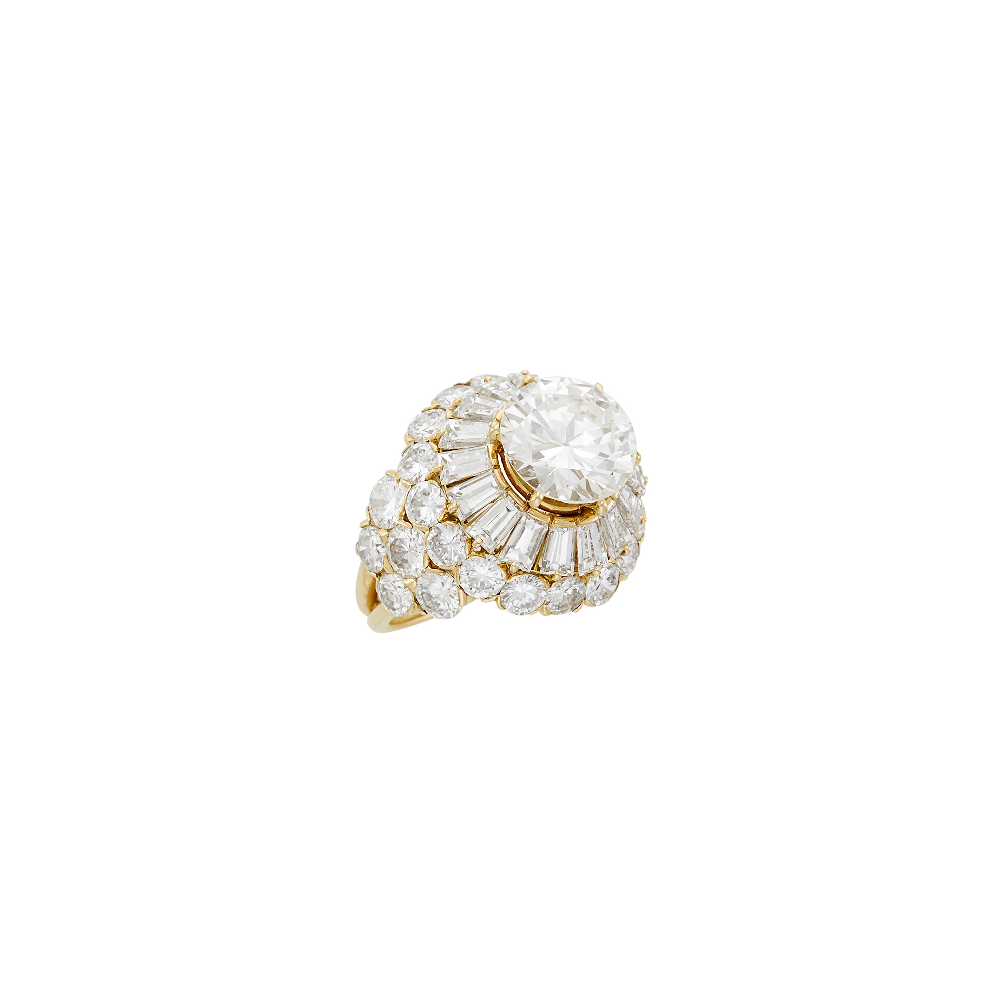 Lot image - Van Cleef & Arpels Gold and Diamond Ring, France