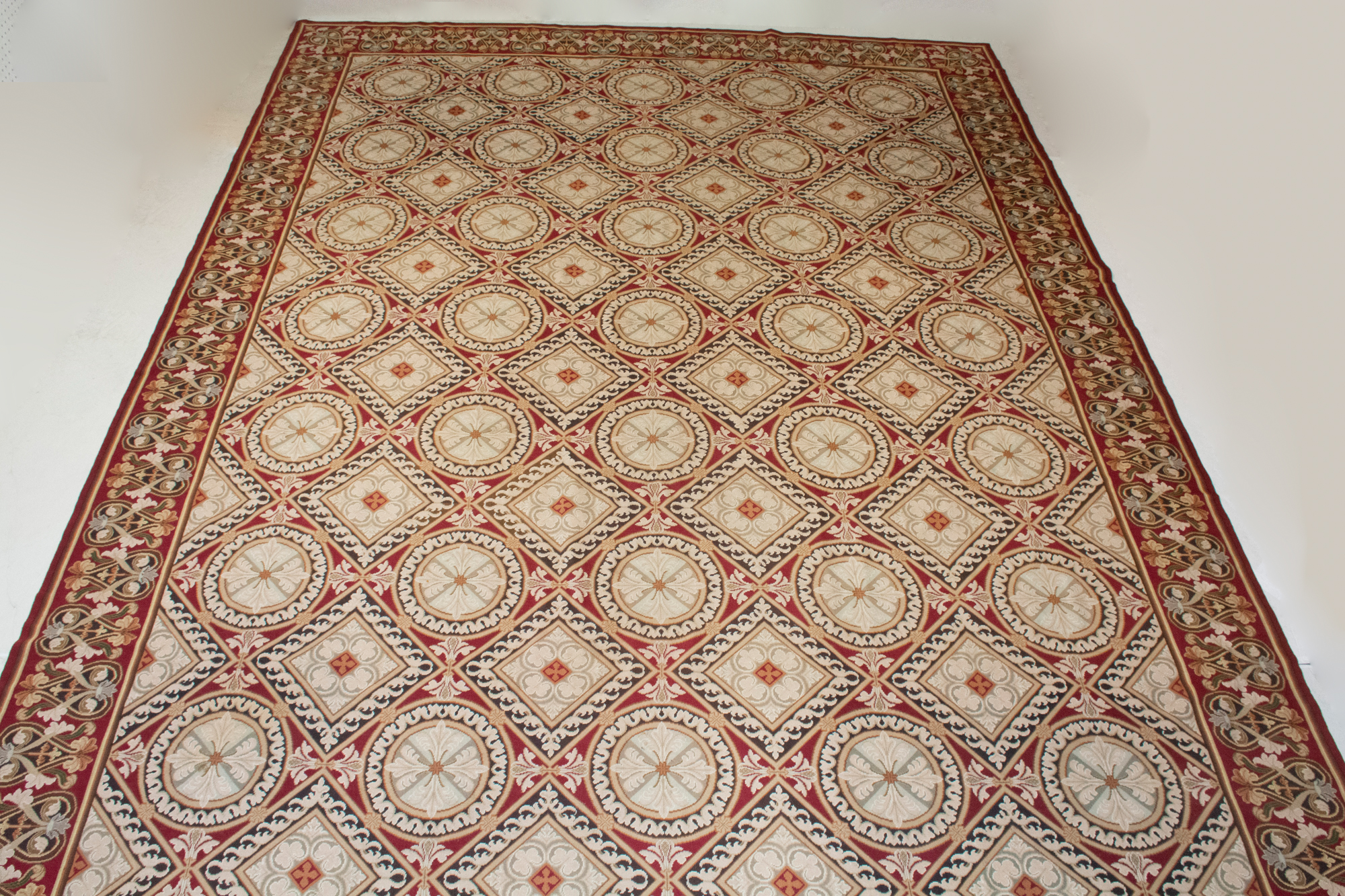 Lot image - Needlepoint Neo-Gothic Carpet