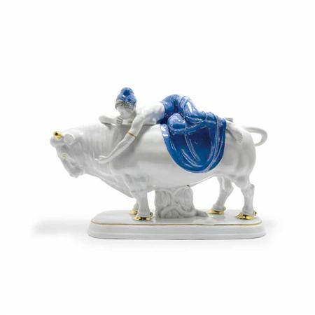Lot image - Fraureuth Porcelain Group of Europa and The Bull