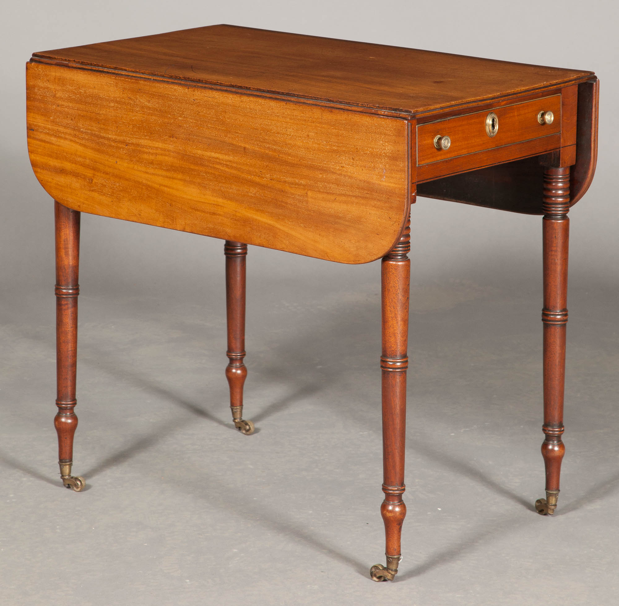 Lot image - Regency Mahogany Pembroke Table