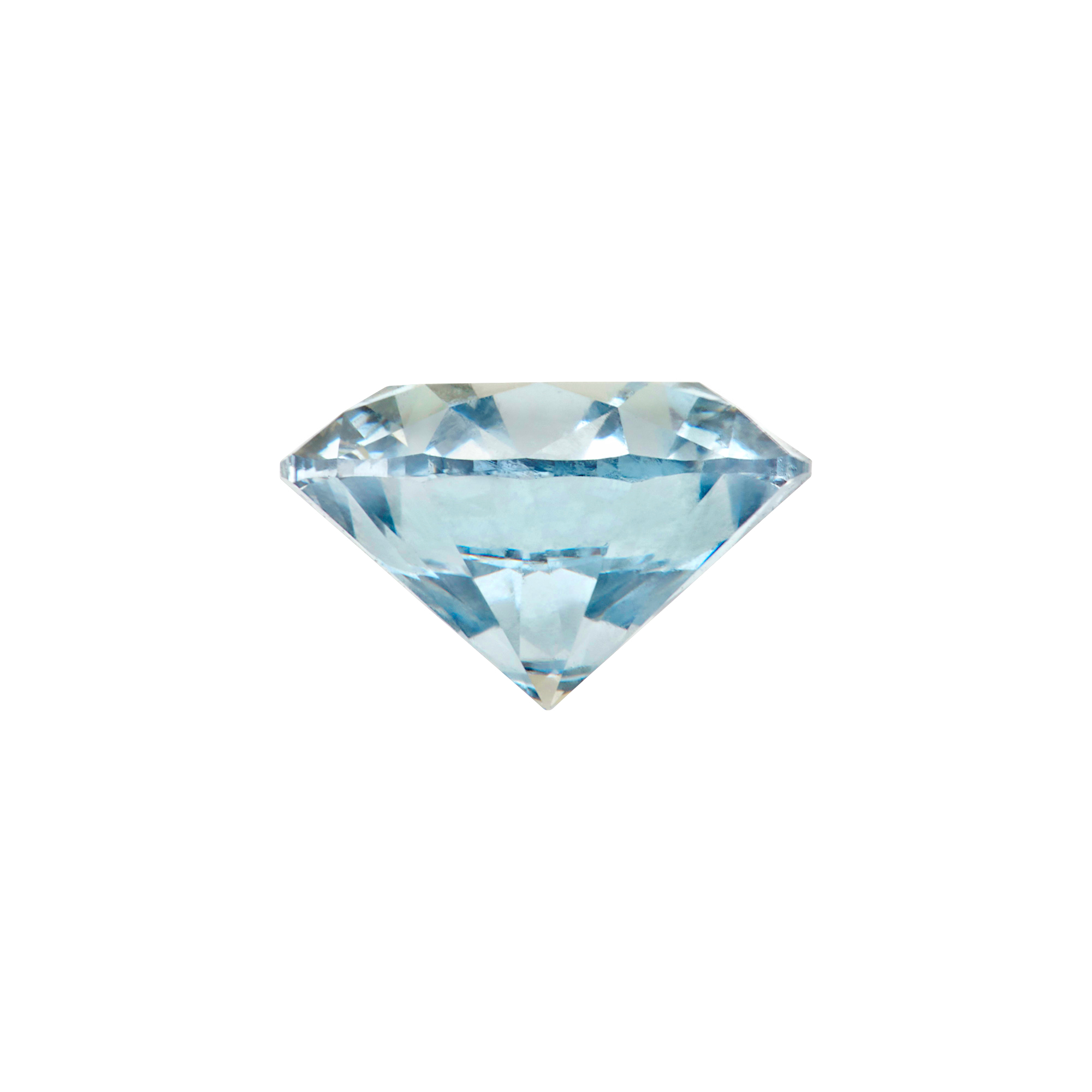 Lot image - Unmounted Fancy Blue Diamond