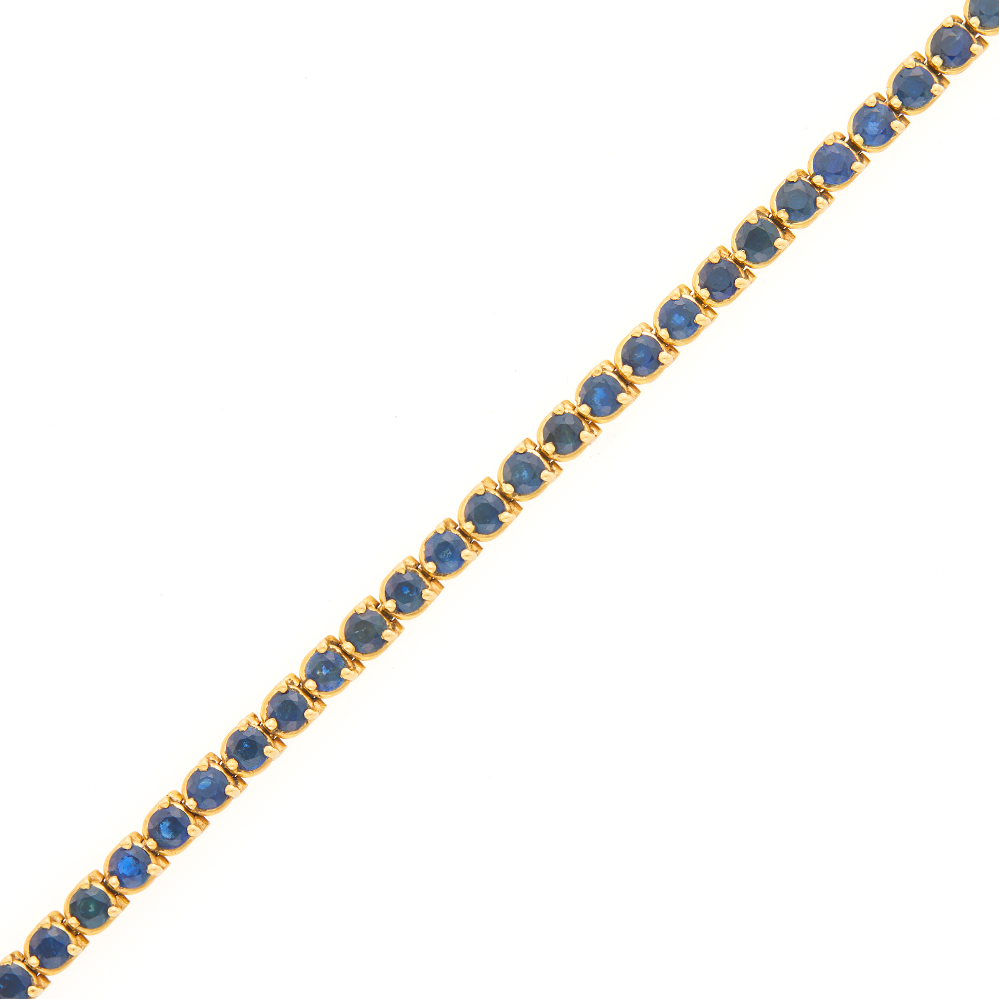 Lot image - Gold and Sapphire Bracelet