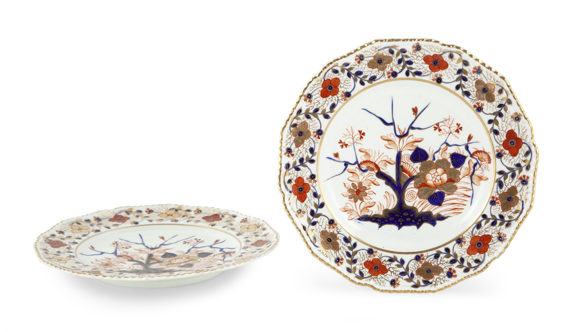 Lot image - Assembled Set of Twenty-Four Derby Imari