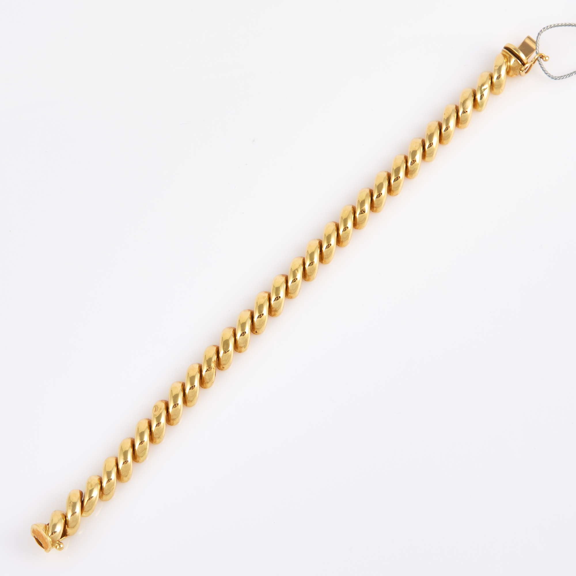 Lot image - Gold Flexible Bracelet, 18K 9 dwt., damaged