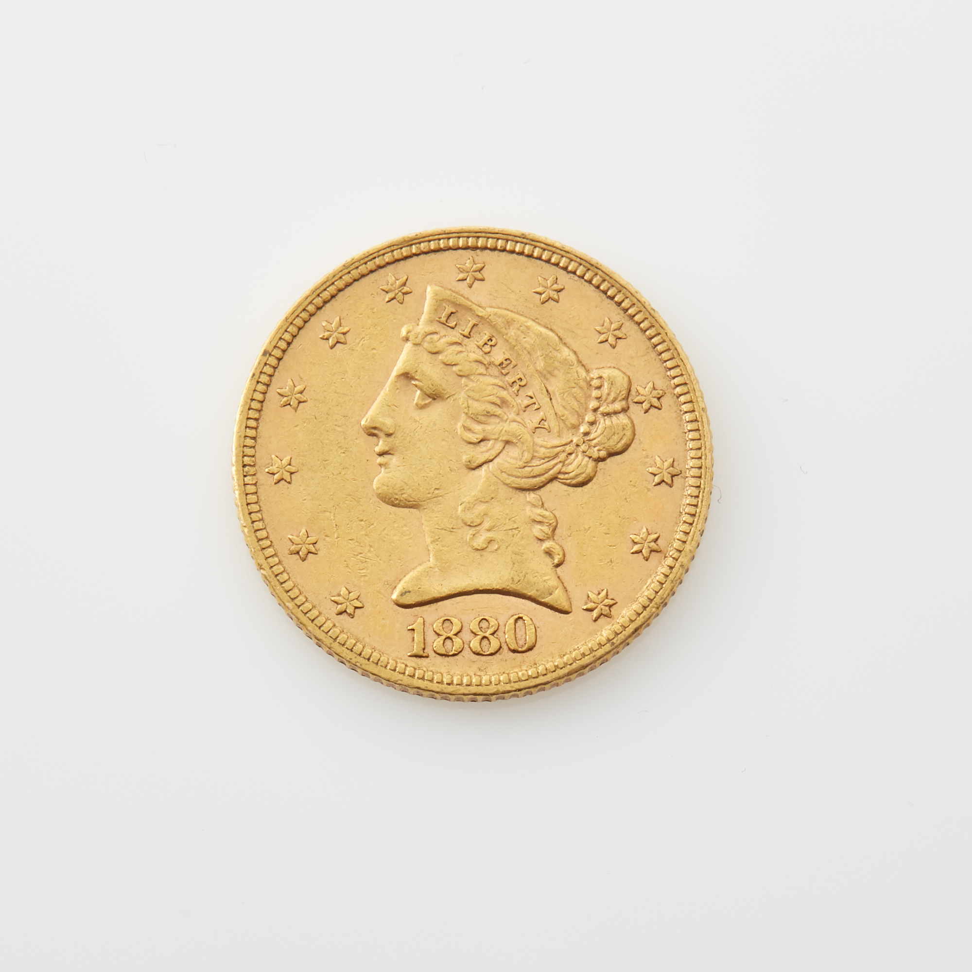 Lot image - United States 1880 $5 Liberty Head