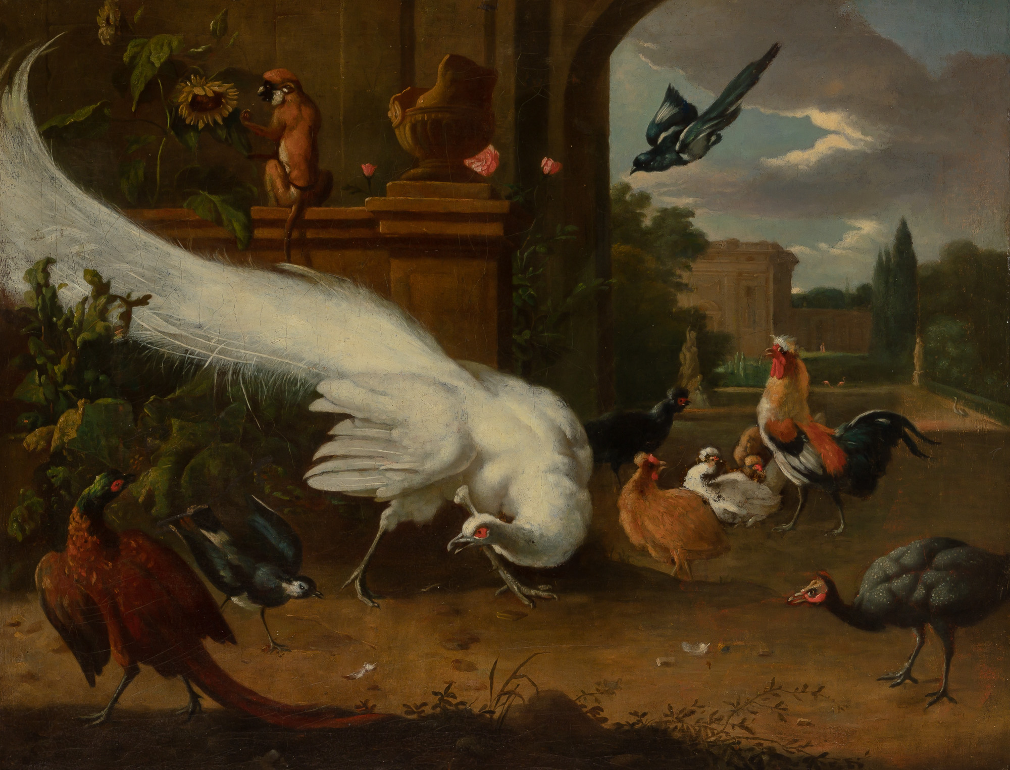 Lot image - Follower of Melchior de Hondecoeter