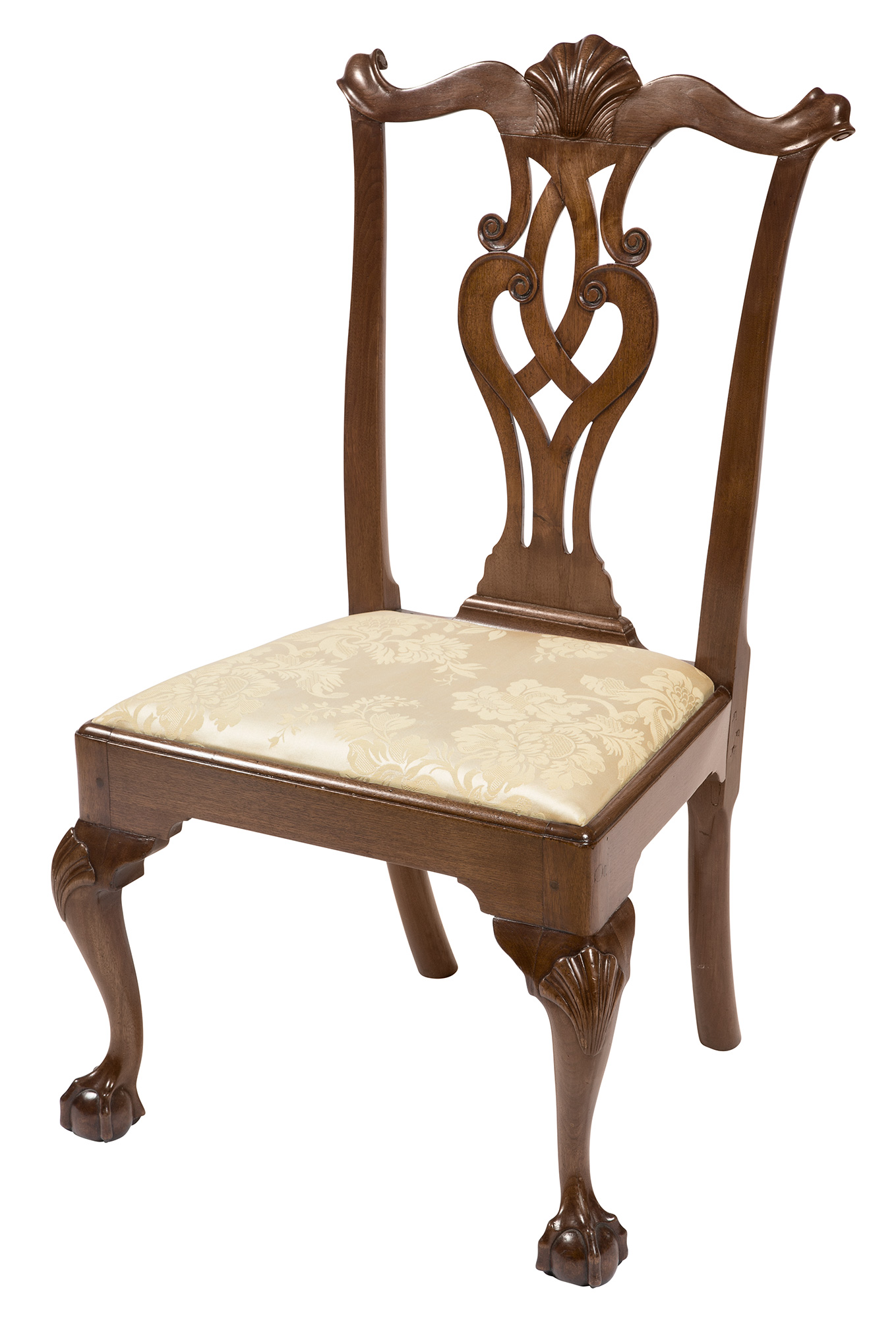 Lot image - Chippendale Walnut Side Chair