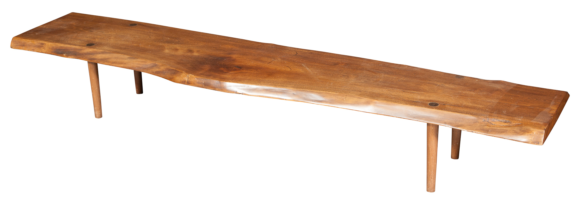 Lot image - 20th Century Teak Free-Edge Coffee Table