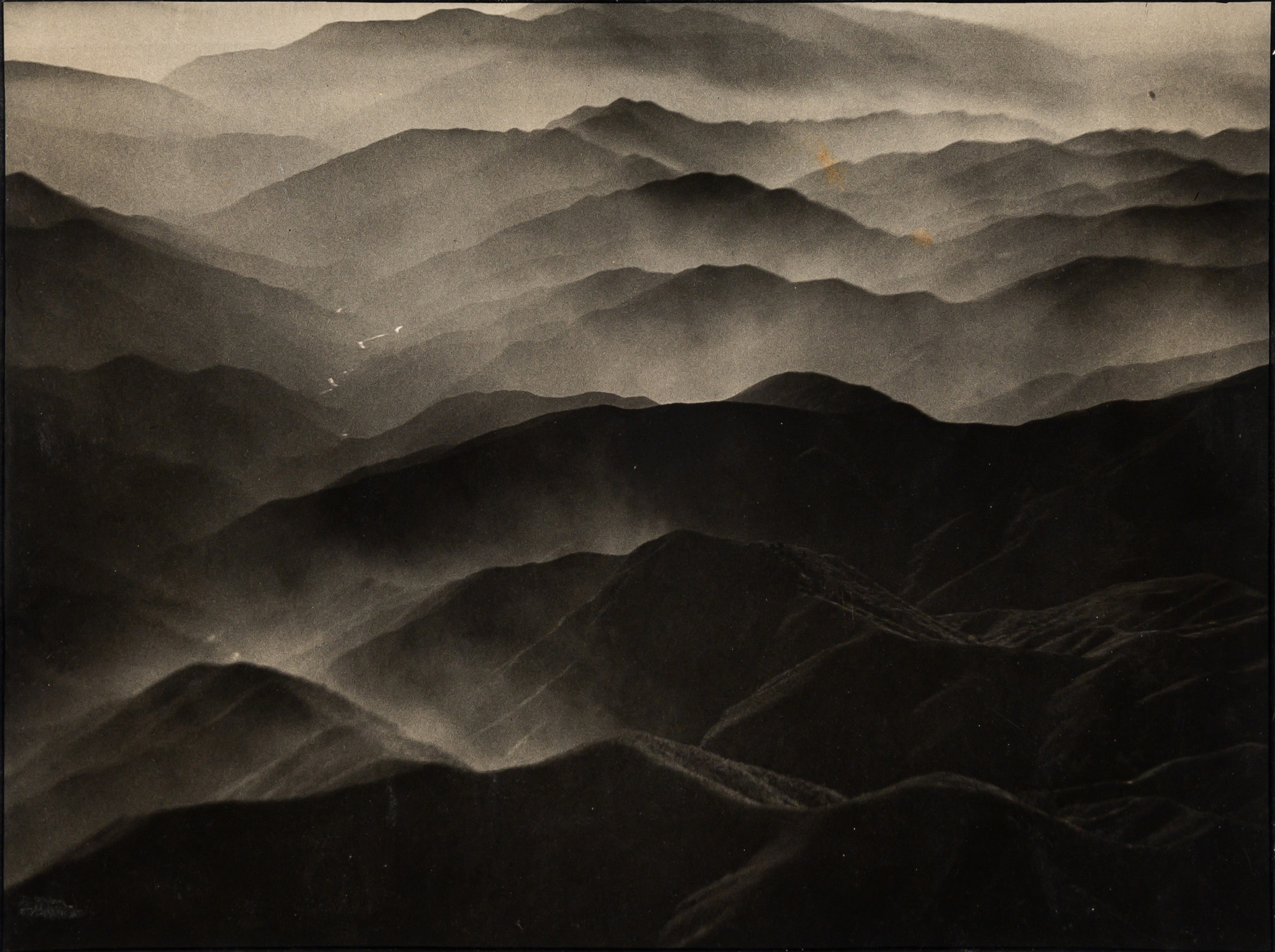 Lot image - BOURKE-WHITE, MARGARET (1904-1971)  [Sierra Madre Mountains, California],