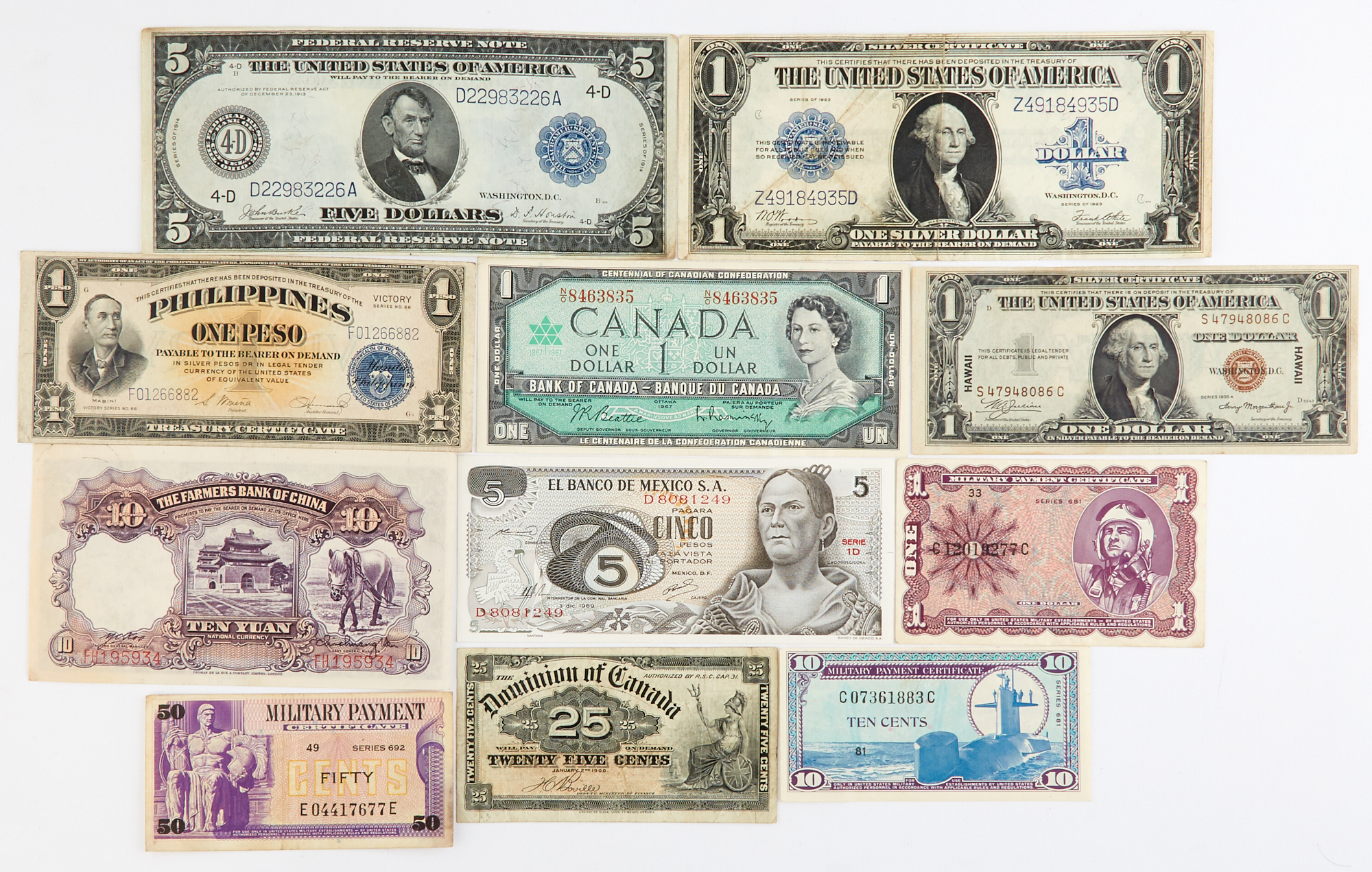 Lot image - United States and Foreign Currency Group