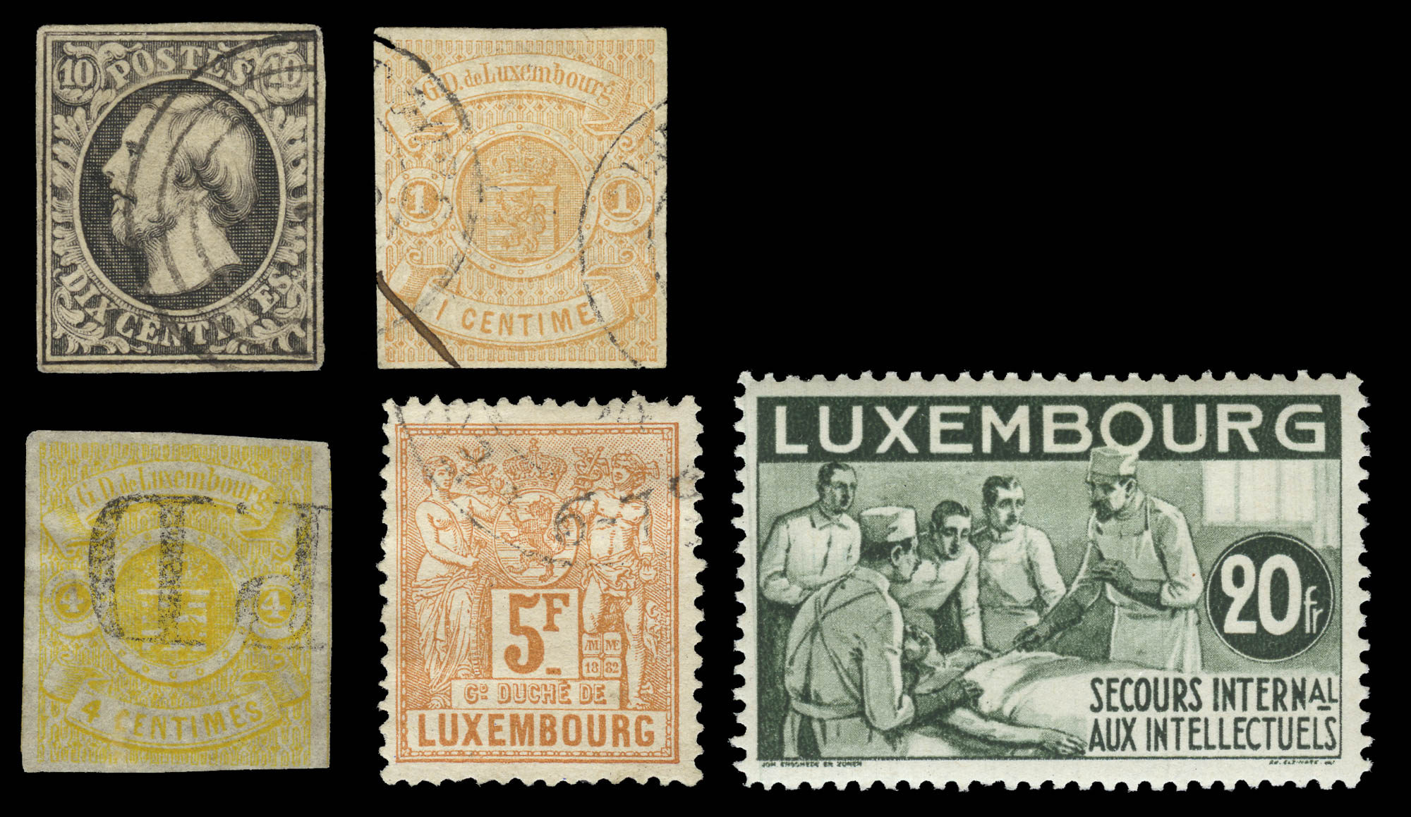 Lot image - Luxembourg 1852-1984 Postage Stamp Collection