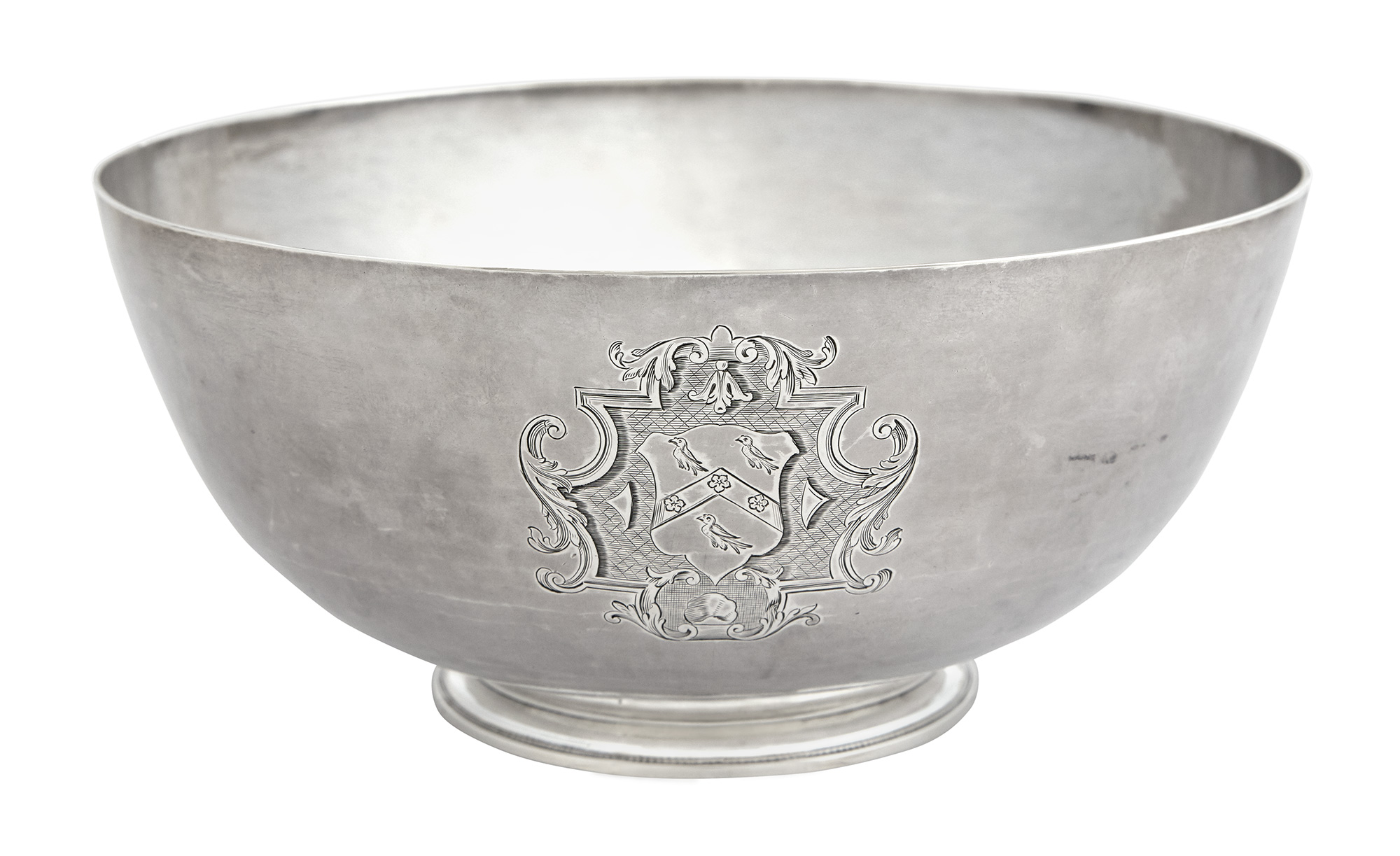 Lot image - George II Sterling Silver Footed Bowl