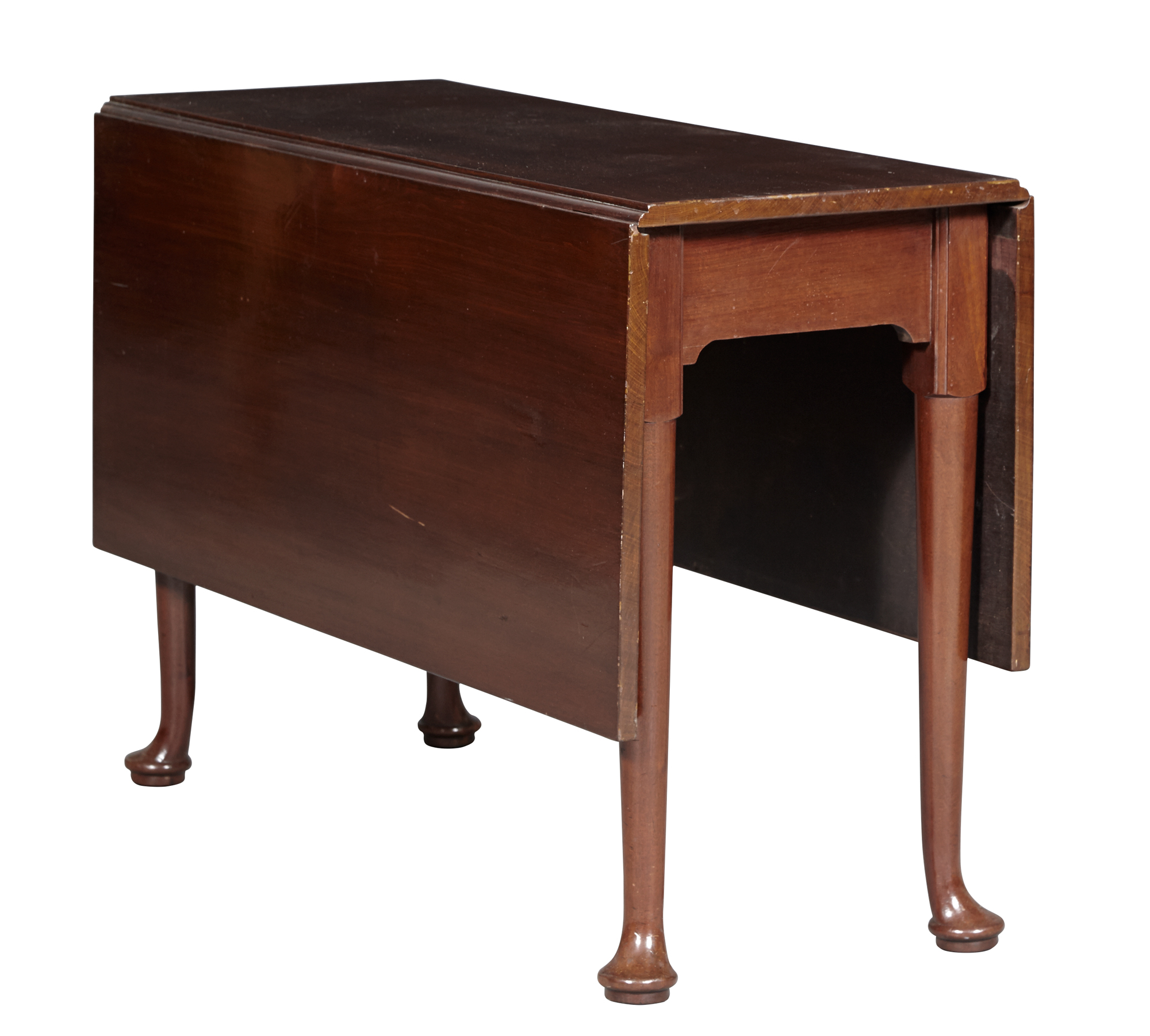 Lot image - George III Mahogany Drop-Leaf Table