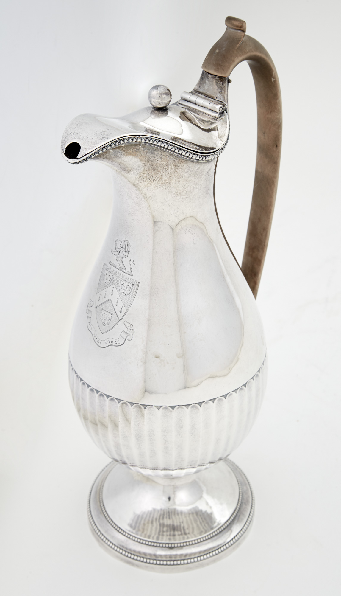 Lot image - George III Sterling Silver Claret Jug