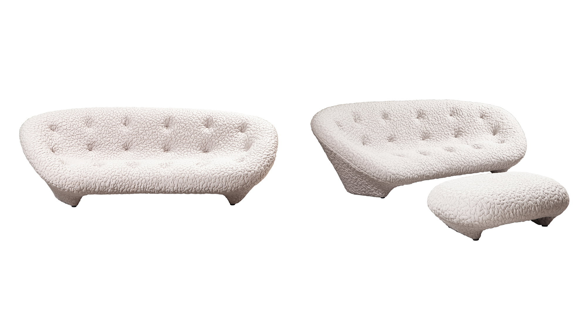 Lot image - Pair of Fully Upholstered Ploum