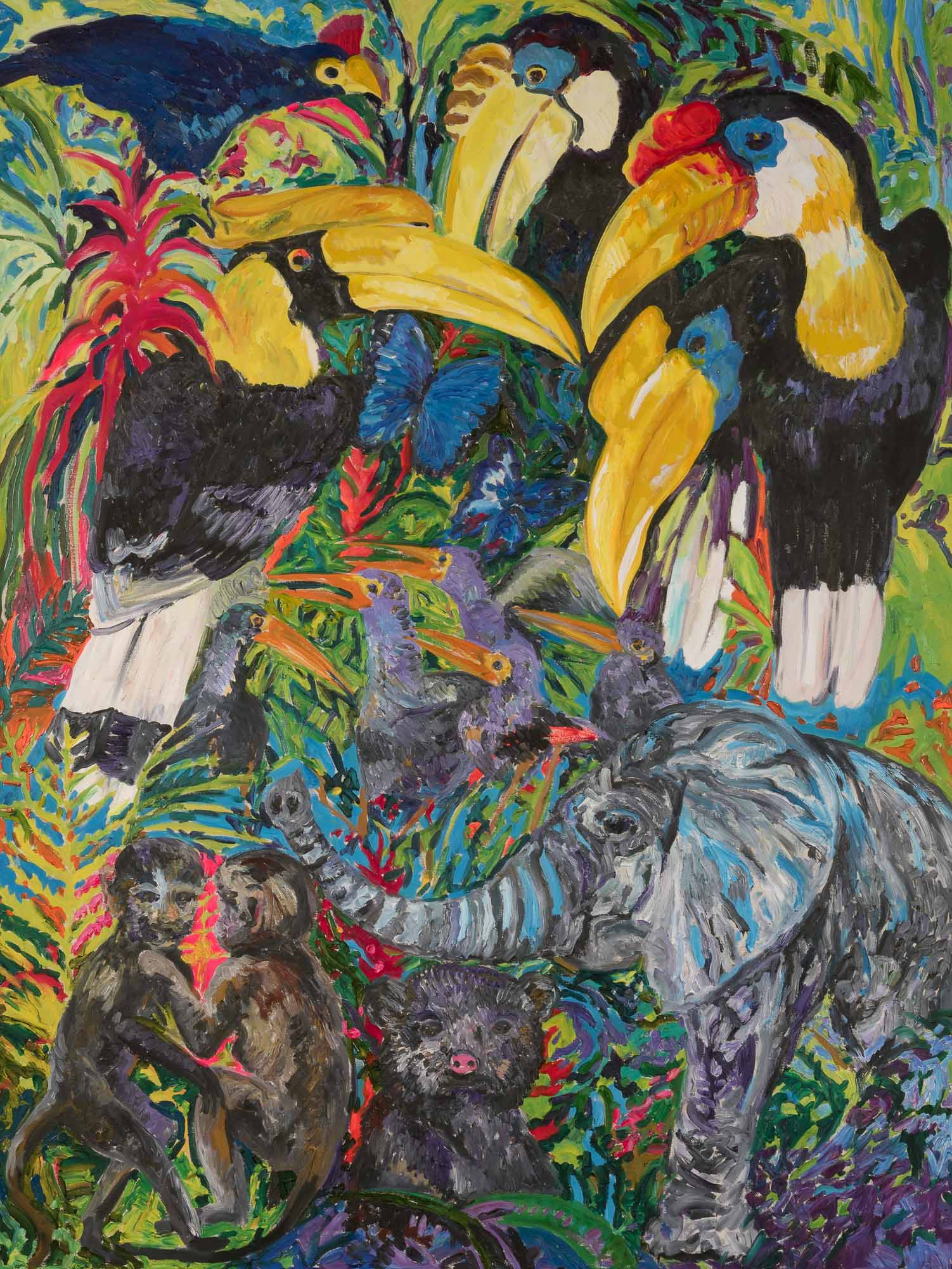 Lot image - Hunt Slonem