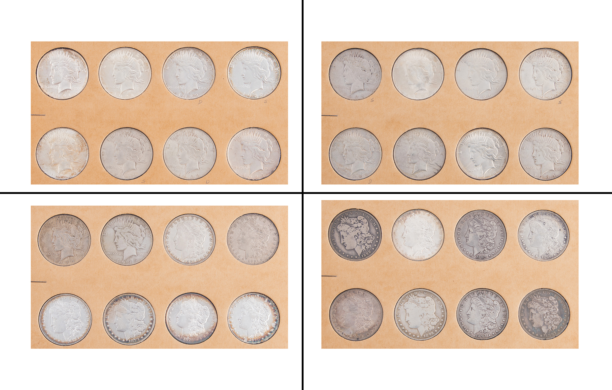 Lot image - United States Silver Dollar Group
