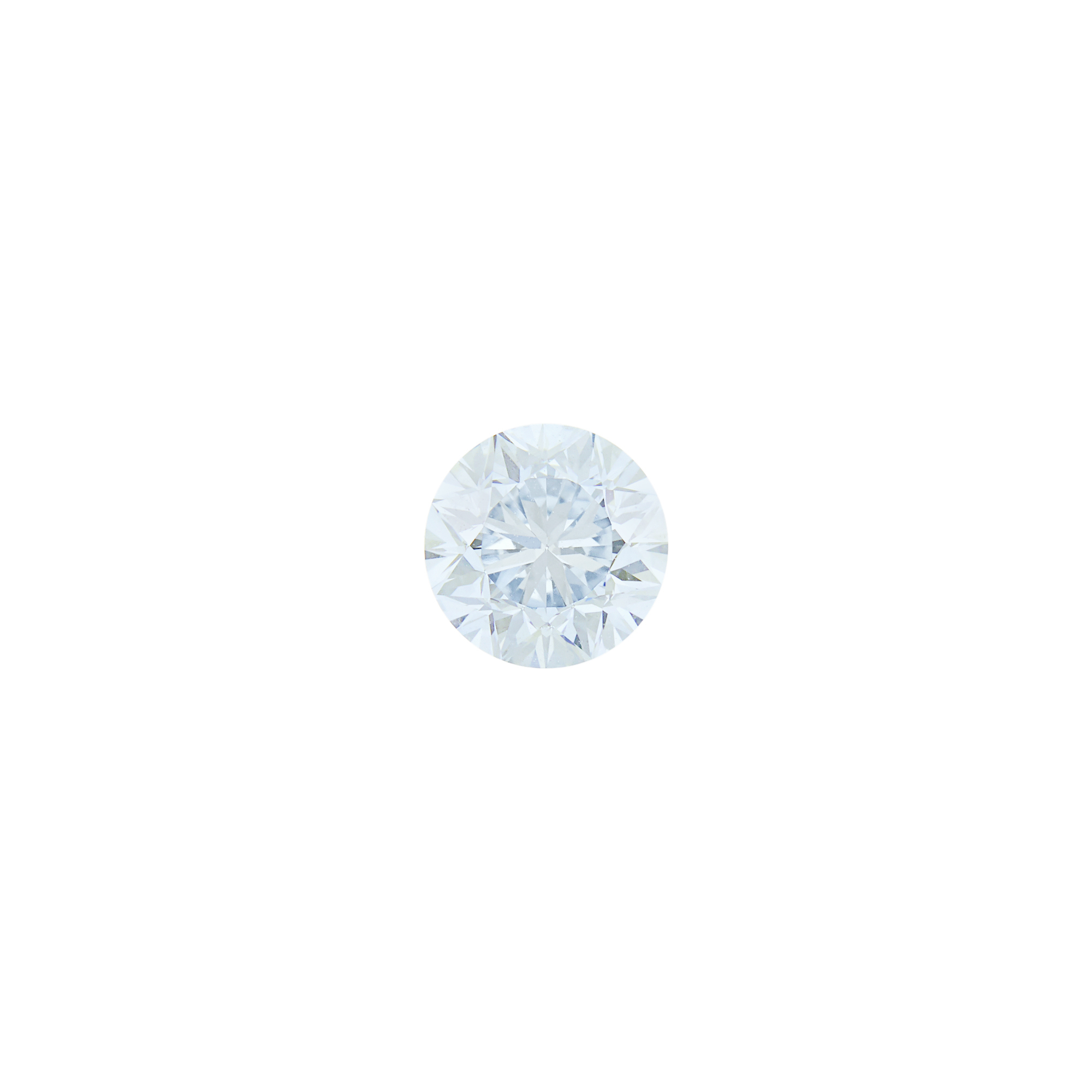 Lot image - Unmounted Fancy Blue Diamond