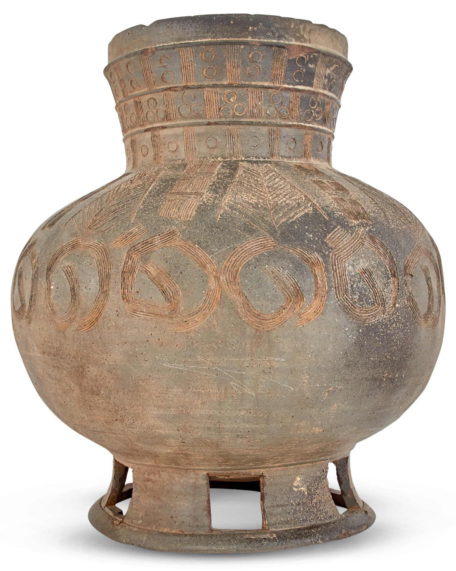 Lot image - A Korean Silla Blackware Jar