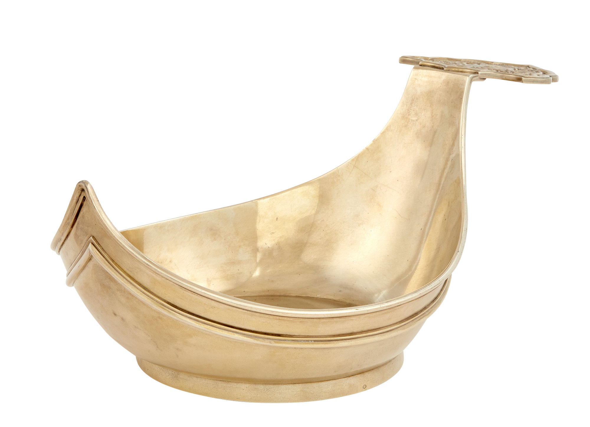 Lot image - Fabergé Silver-Gilt Large Kovsh