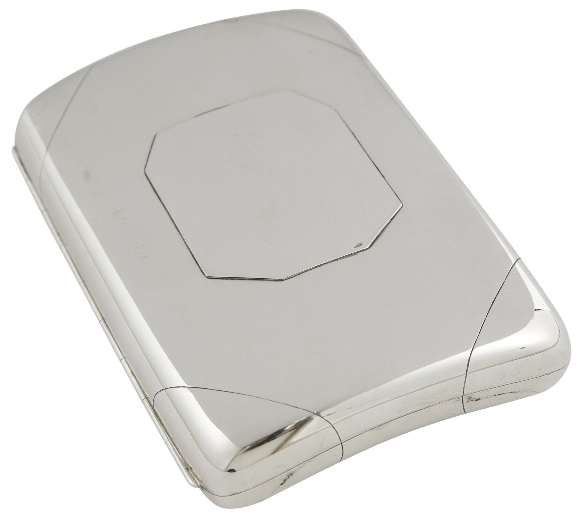 Lot image - American Sterling Silver Hip Flask