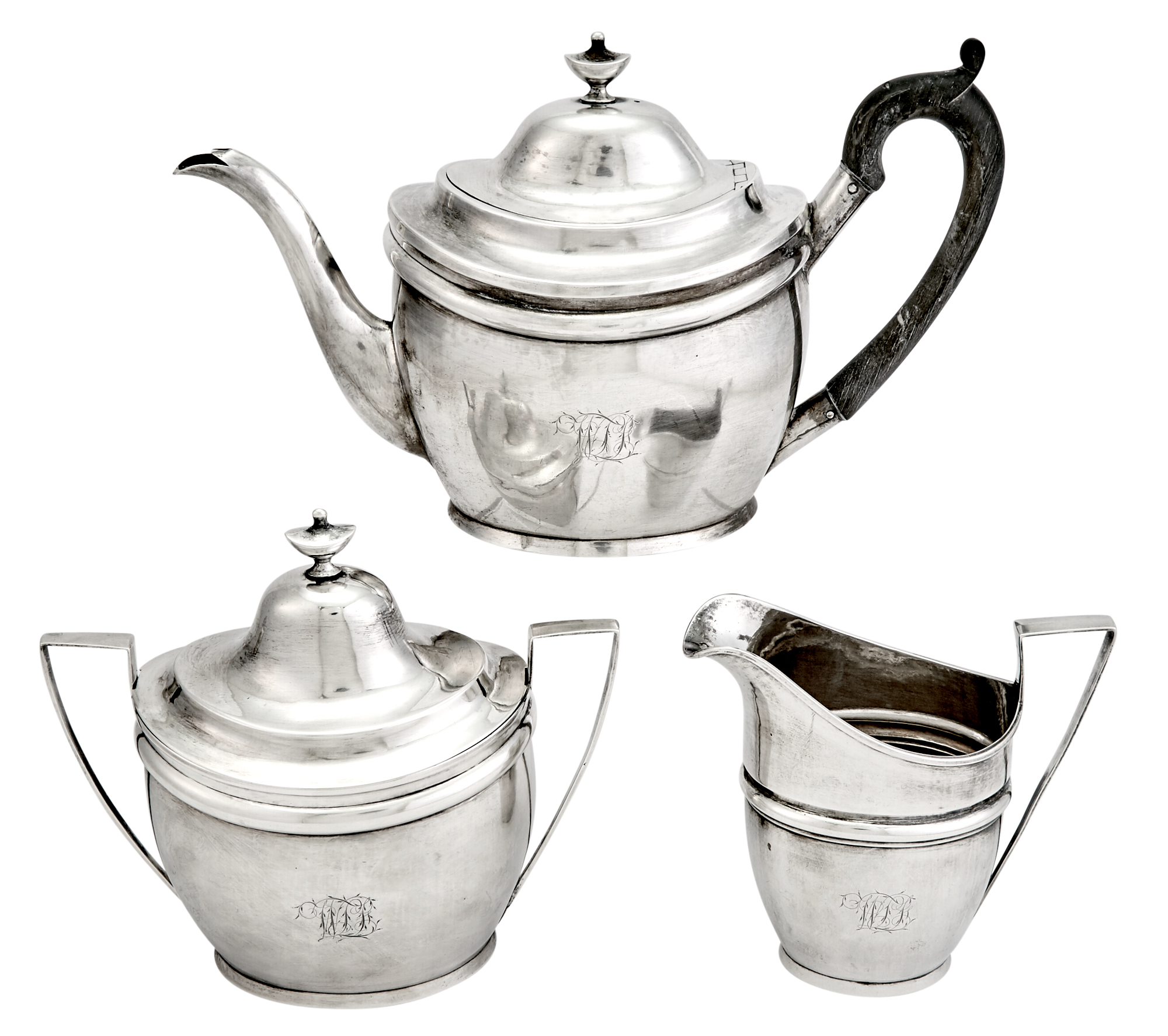 Lot image - American Federal Silver Tea Service