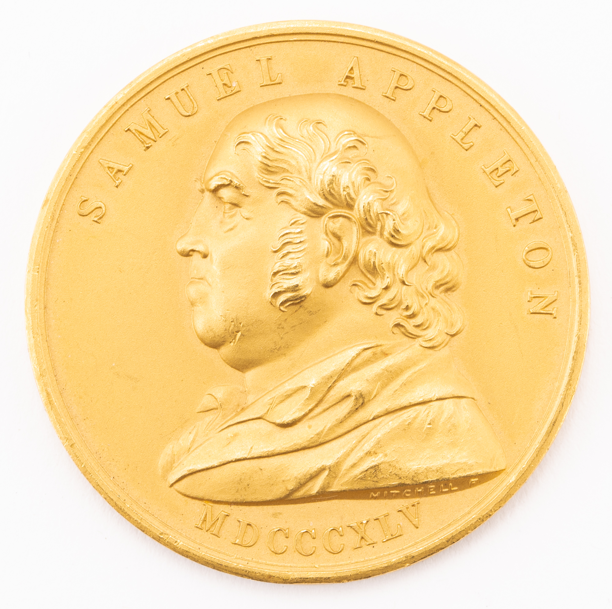 Lot image - Massachusetts Horticultural Society Gold Medal