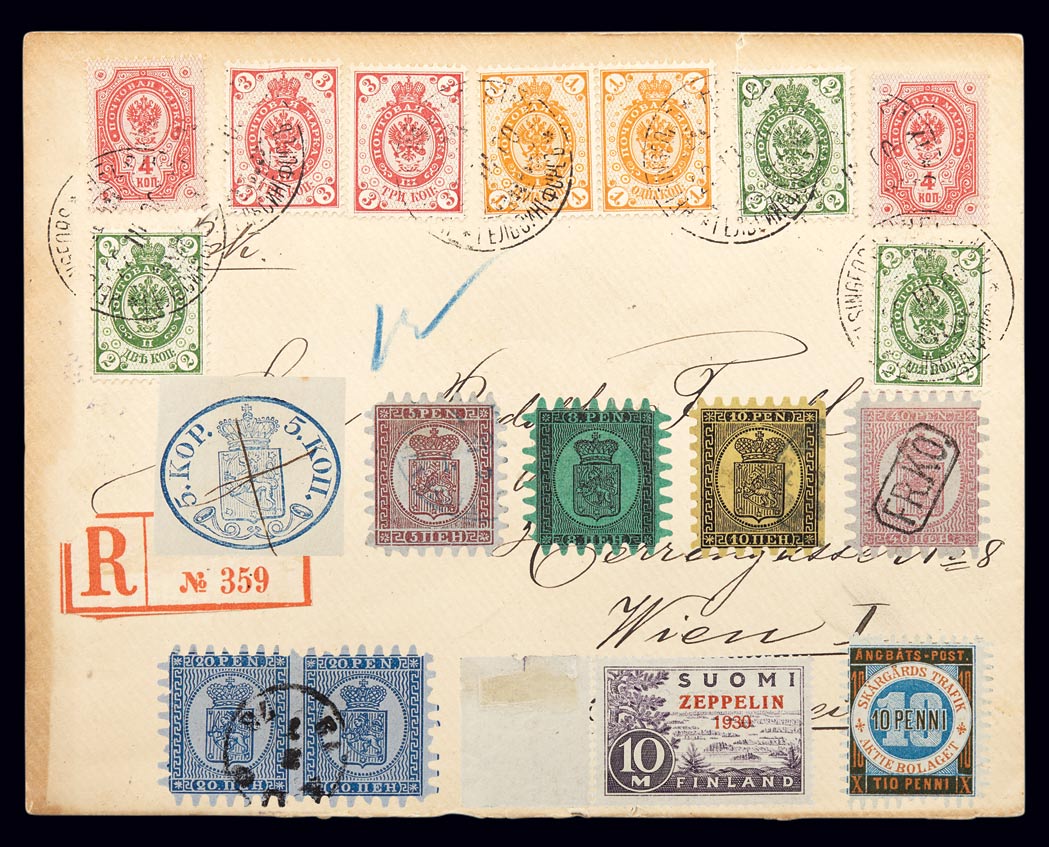 Lot image - Finland Stamp Collection