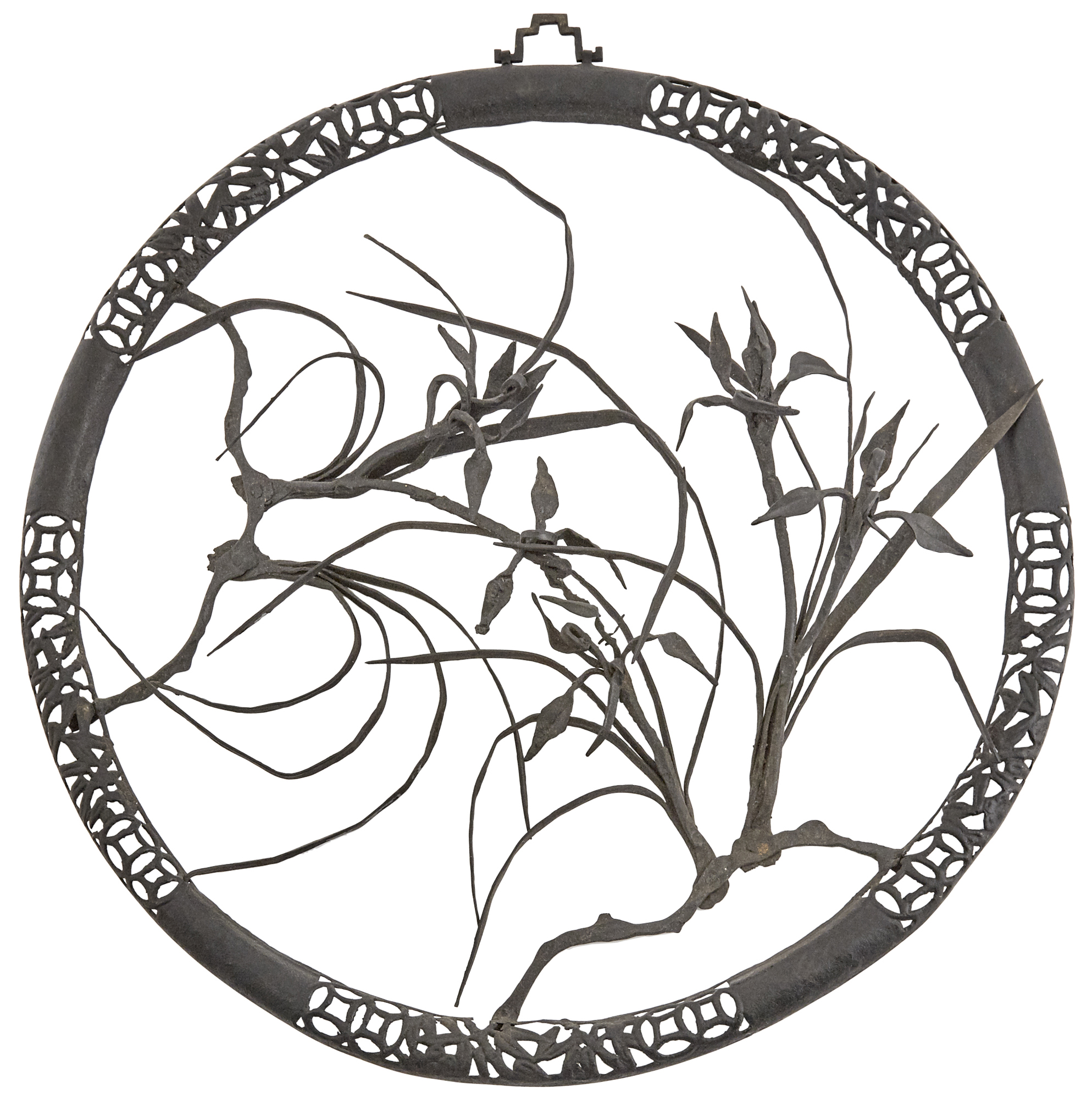 Lot image - An Openwork Iron Decorative Panel