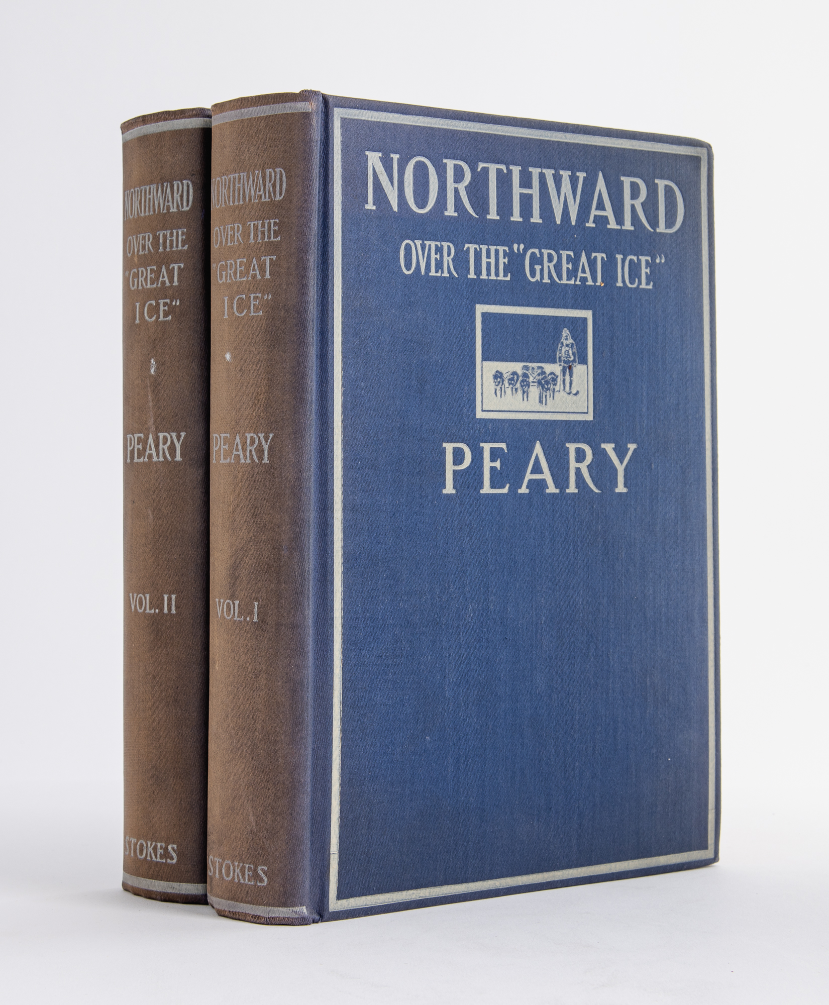 Lot image - [ARCTIC]  PEARY, ROBERT E. Northward Over the Great Ice. A Narrative of Life and Work along the Shores and upon the Interior Ice-Cap of Northern Greenland in the Years 1886 and 1891-1897.