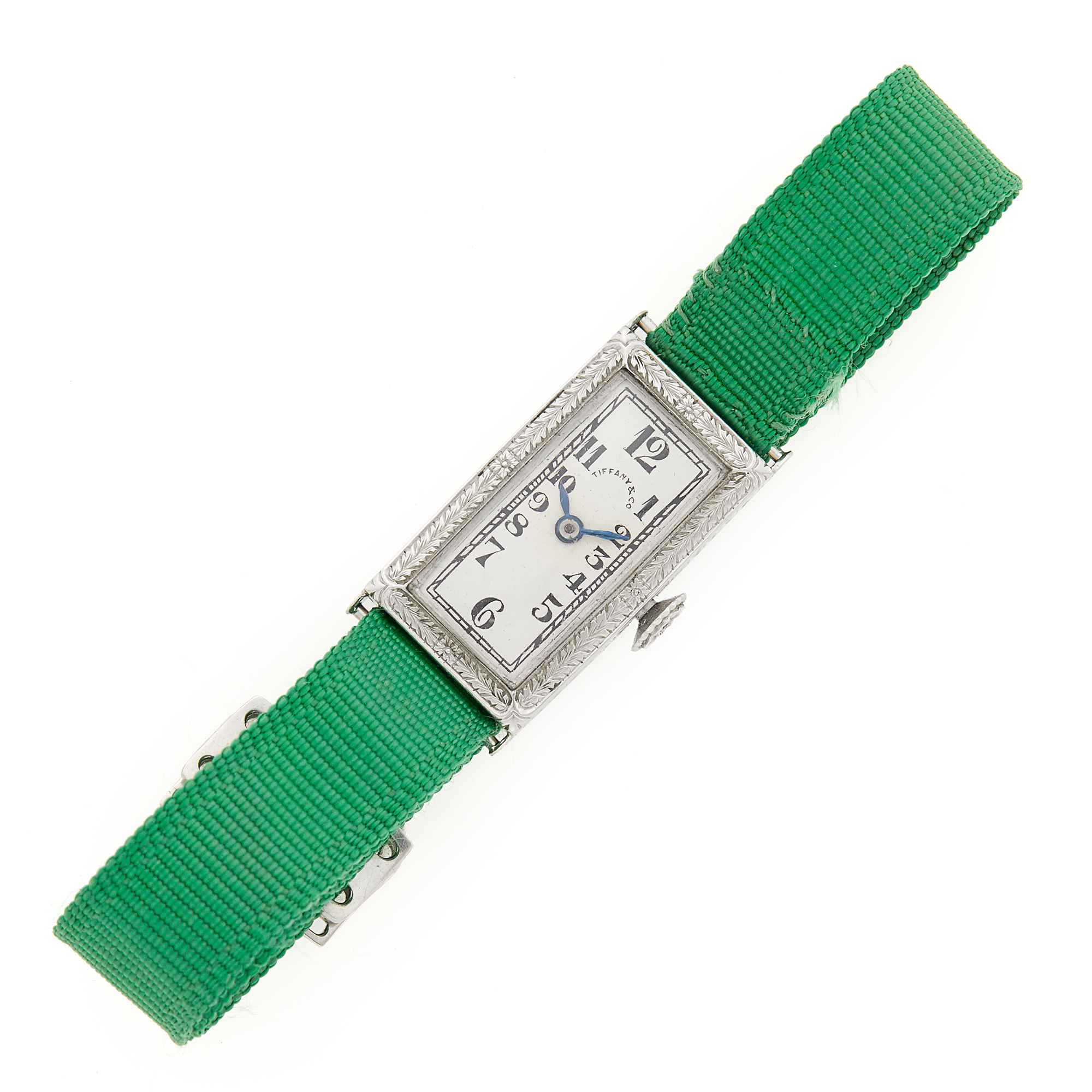 Lot image - Patek Philippe Platinum Wristwatch, Retailed by Tiffany & Co.