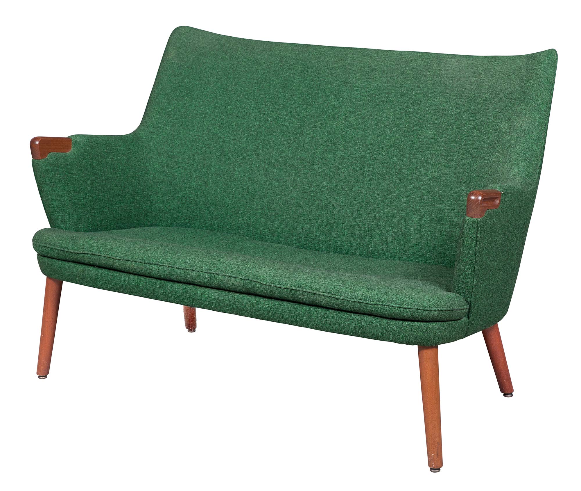 Lot image - Hans Wegner Upholstered Teak Model AP 20