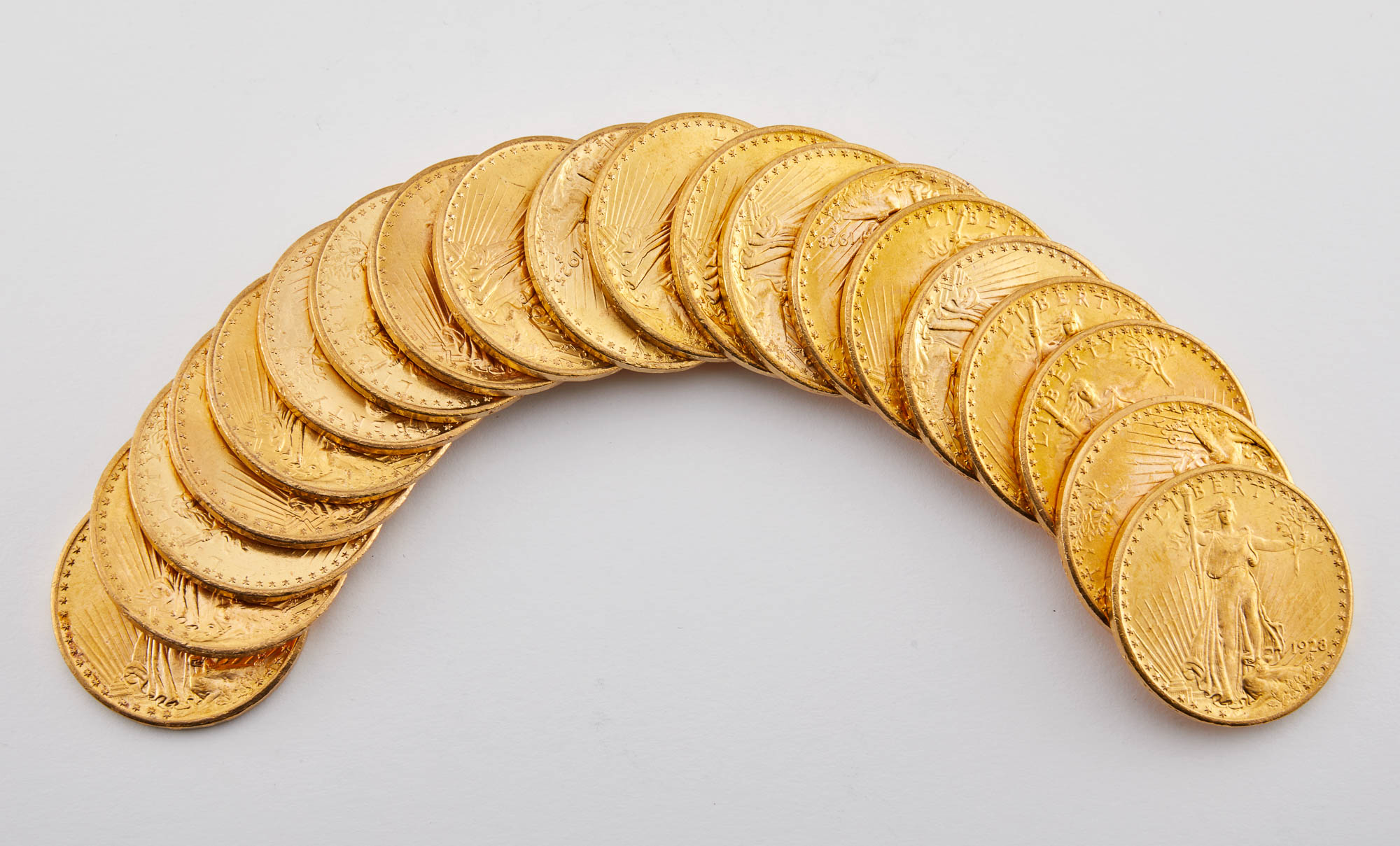 Lot image - United States St. Gaudens $20 Group of Twenty